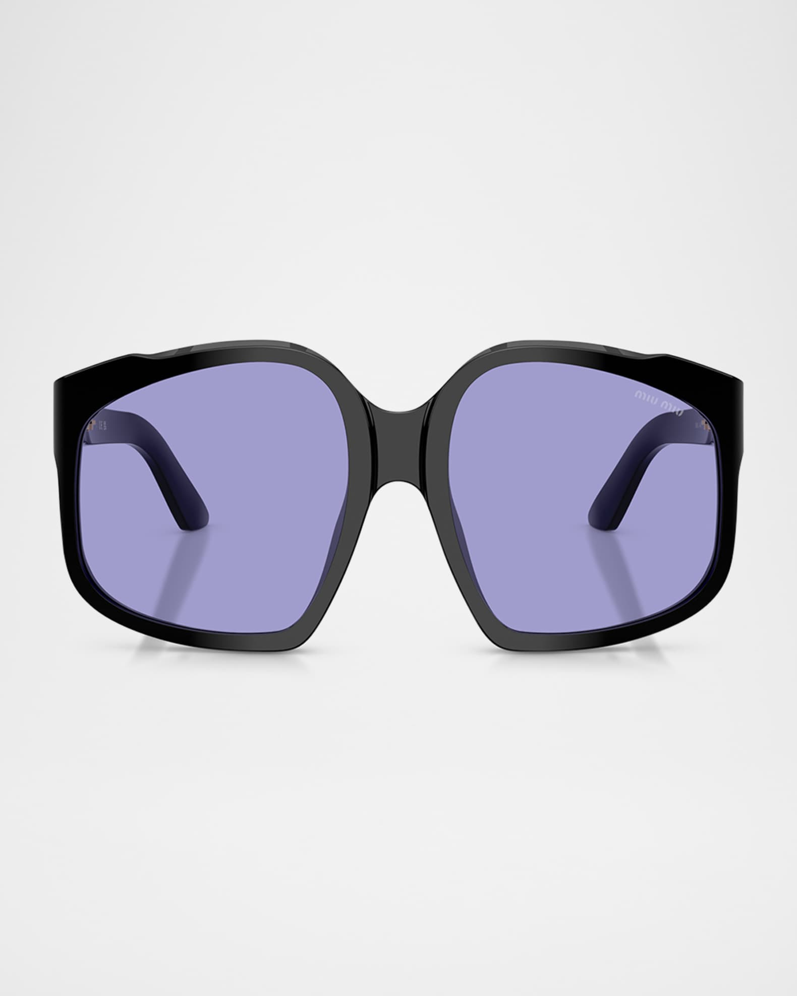 Miu Miu MU A07SF Acetate Square Sunglasses | Neiman Marcus