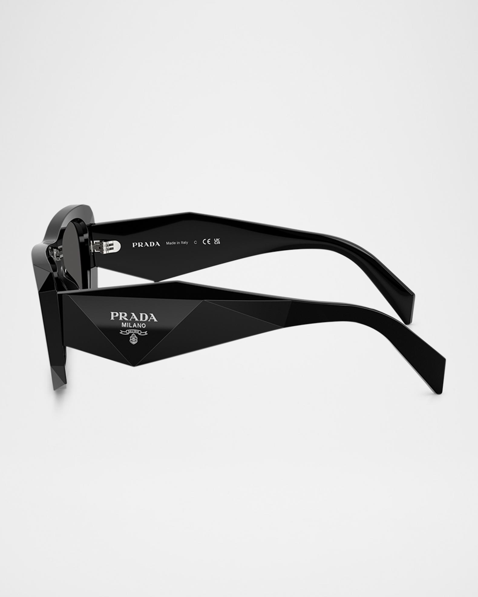 Prada PR B18S Acetate Square Sunglasses | Neiman Marcus