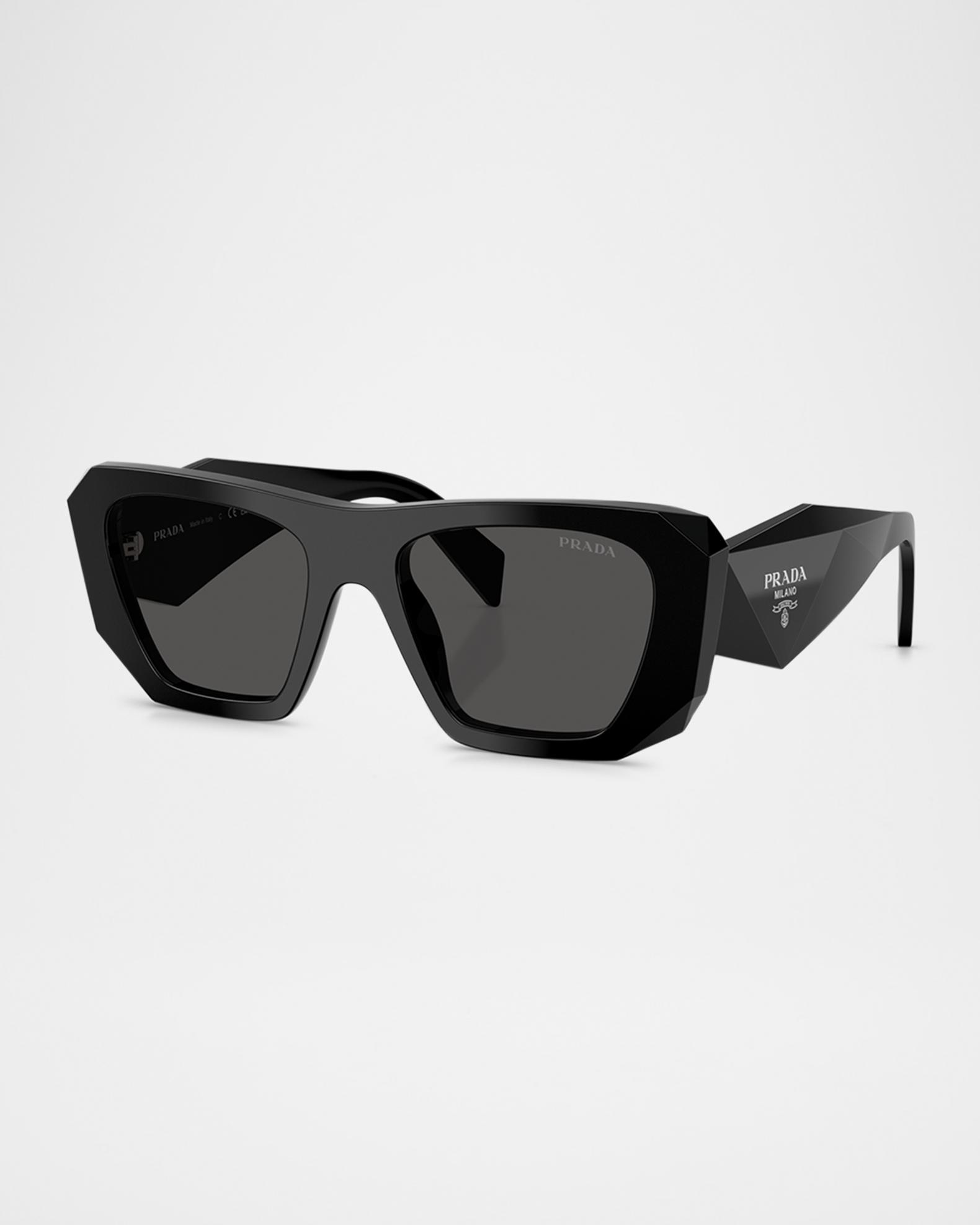 Prada PR B18S Acetate Square Sunglasses | Neiman Marcus