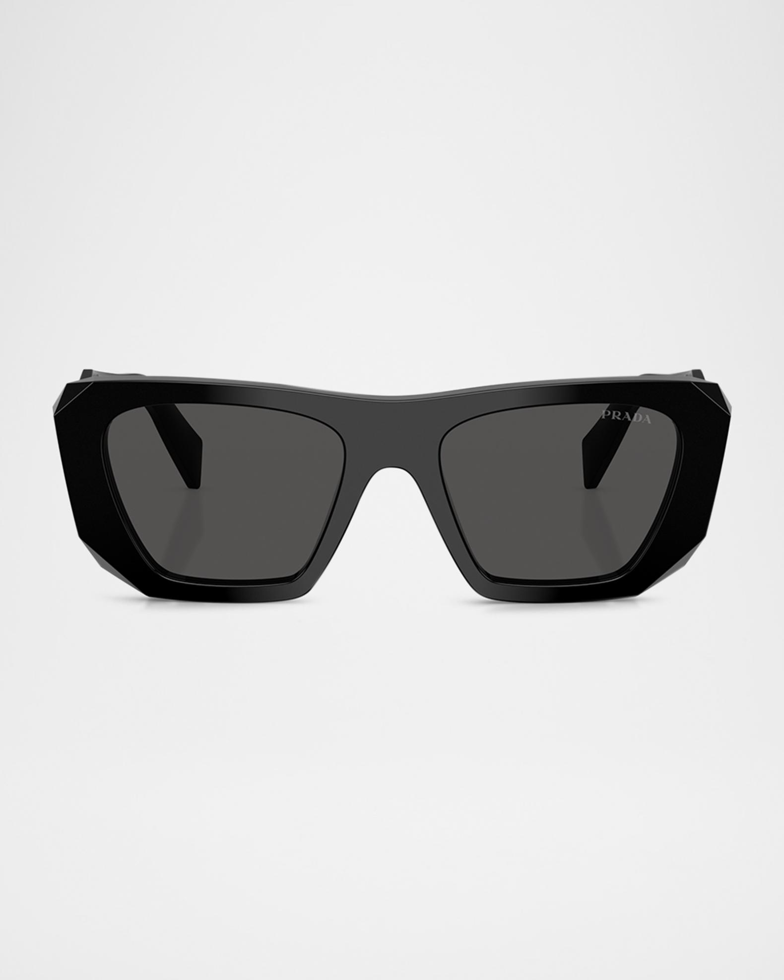 Prada PR B18S Acetate Square Sunglasses | Neiman Marcus