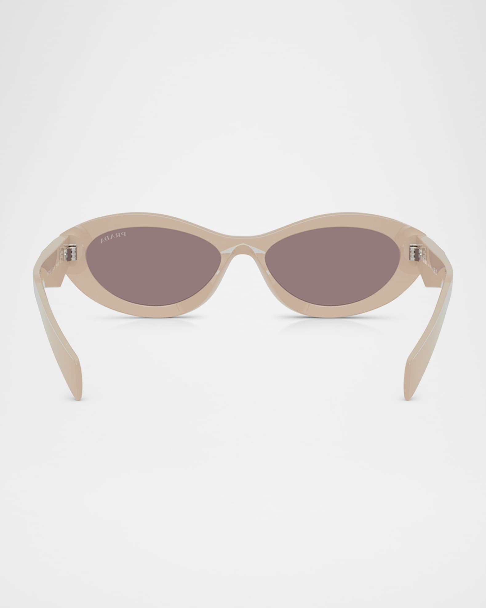 Prada PR 26ZSF Acetate Oval Sunglasses | Neiman Marcus