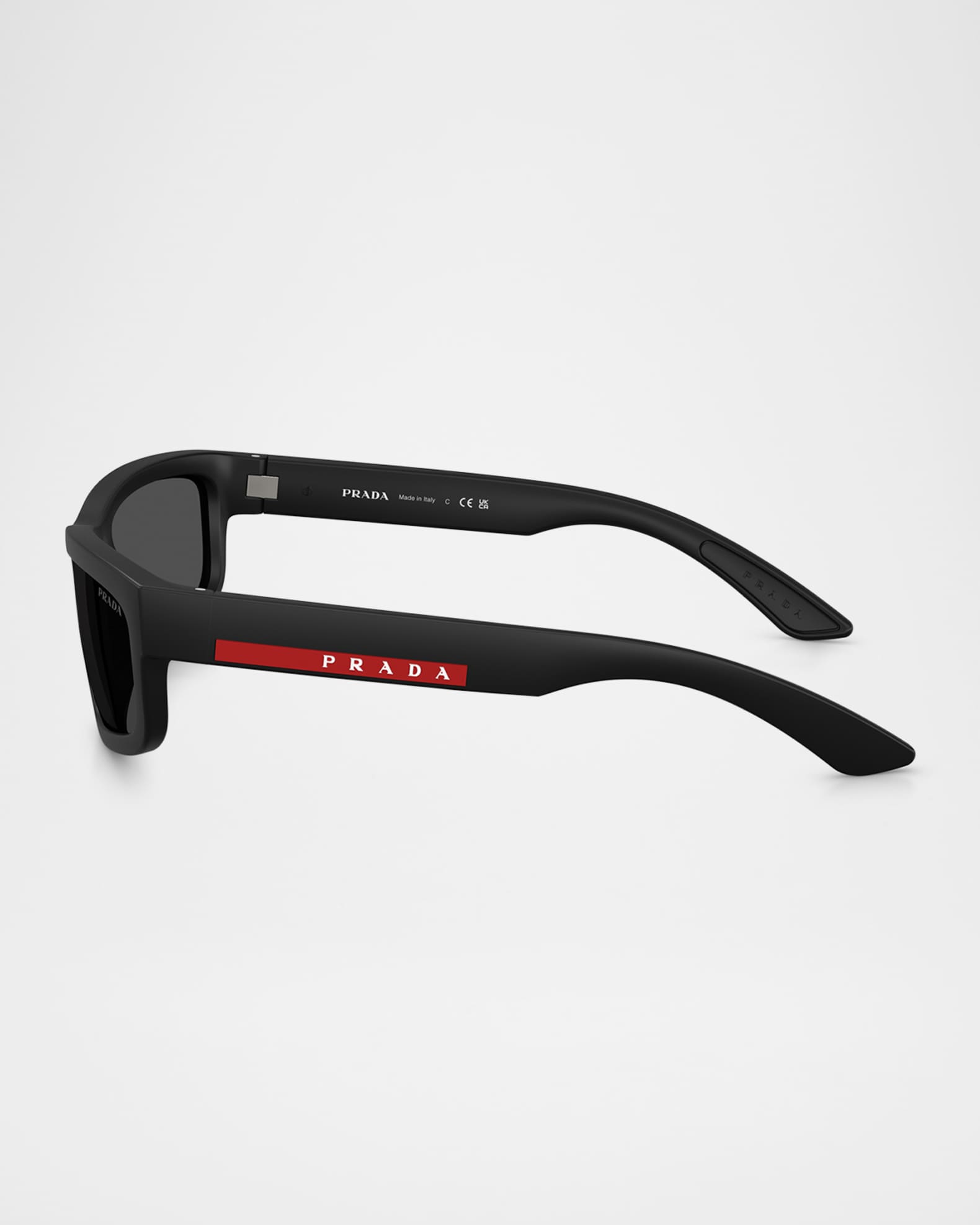 Prada Men's Linea Rossa PS 05ZS Rectangular Sunglasses | Neiman Marcus
