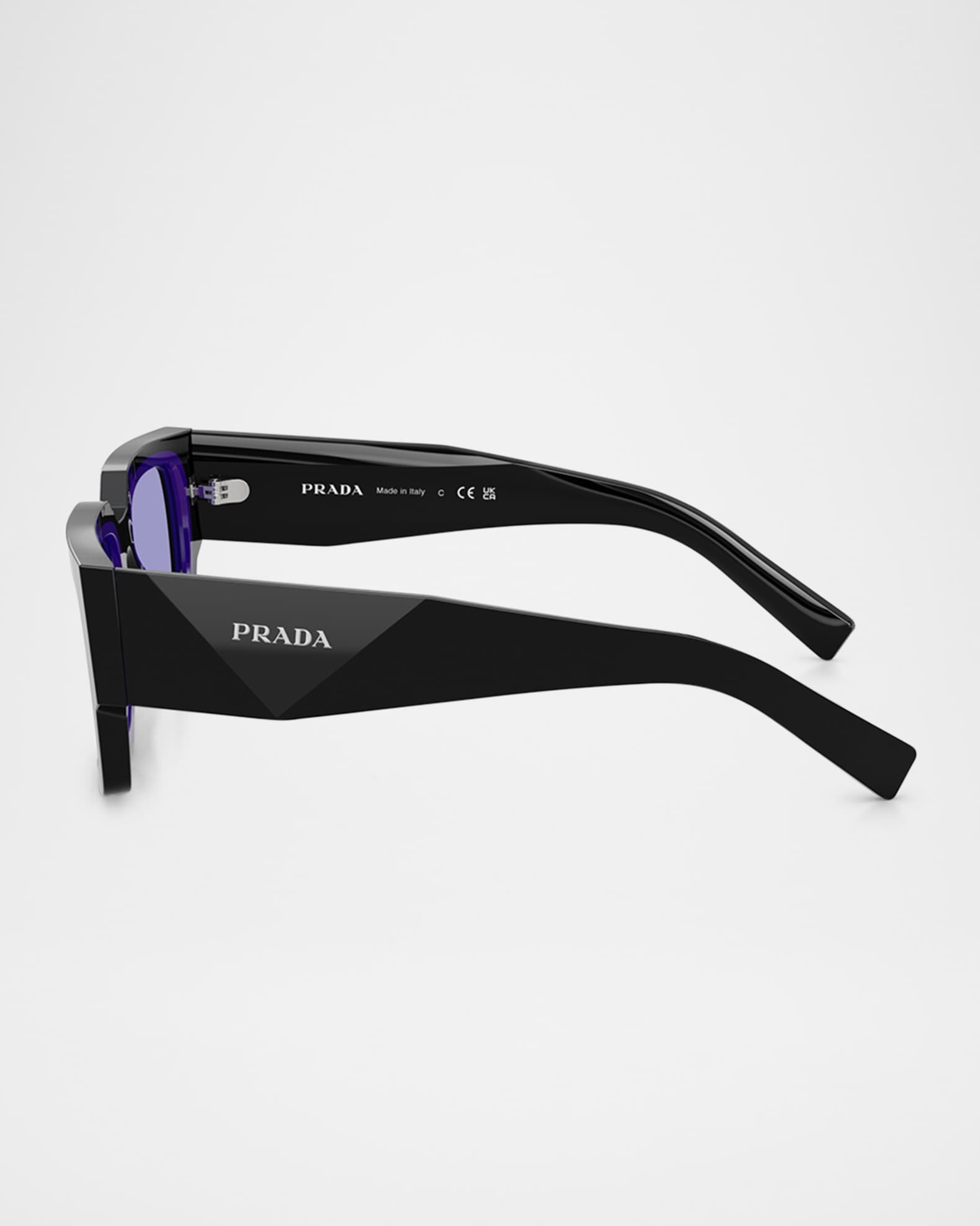 Prada Men's PR B17S Rectangular Sunglasses | Neiman Marcus