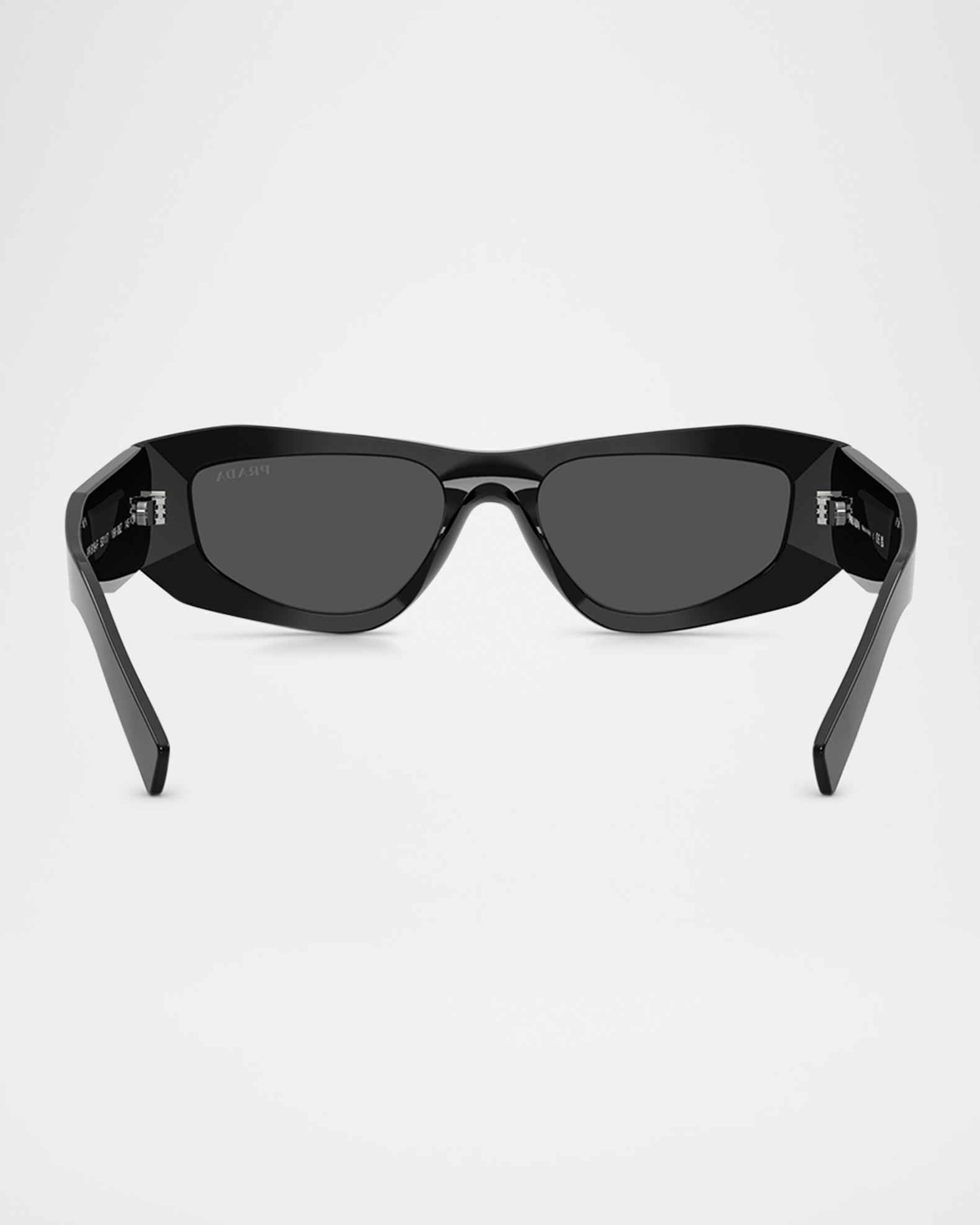 New PRADA Sunglasses Gold Metal Pillow Square Grey Lens 58-15-145mm Prada PR B05SF Pillow Sunglasses | Neiman Marcus main image 4
