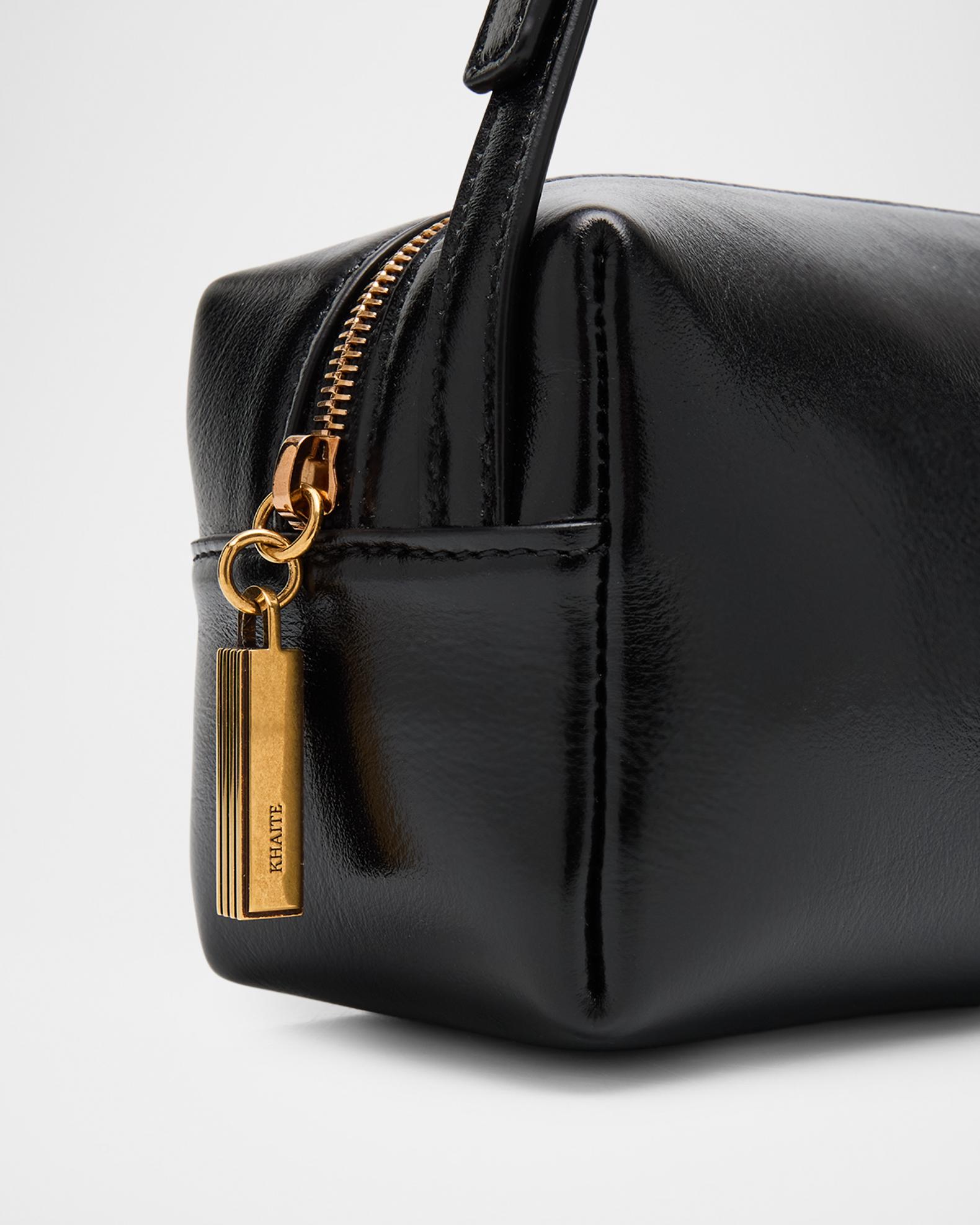 Khaite Kye Zip Leather Shoulder Bag | Neiman Marcus