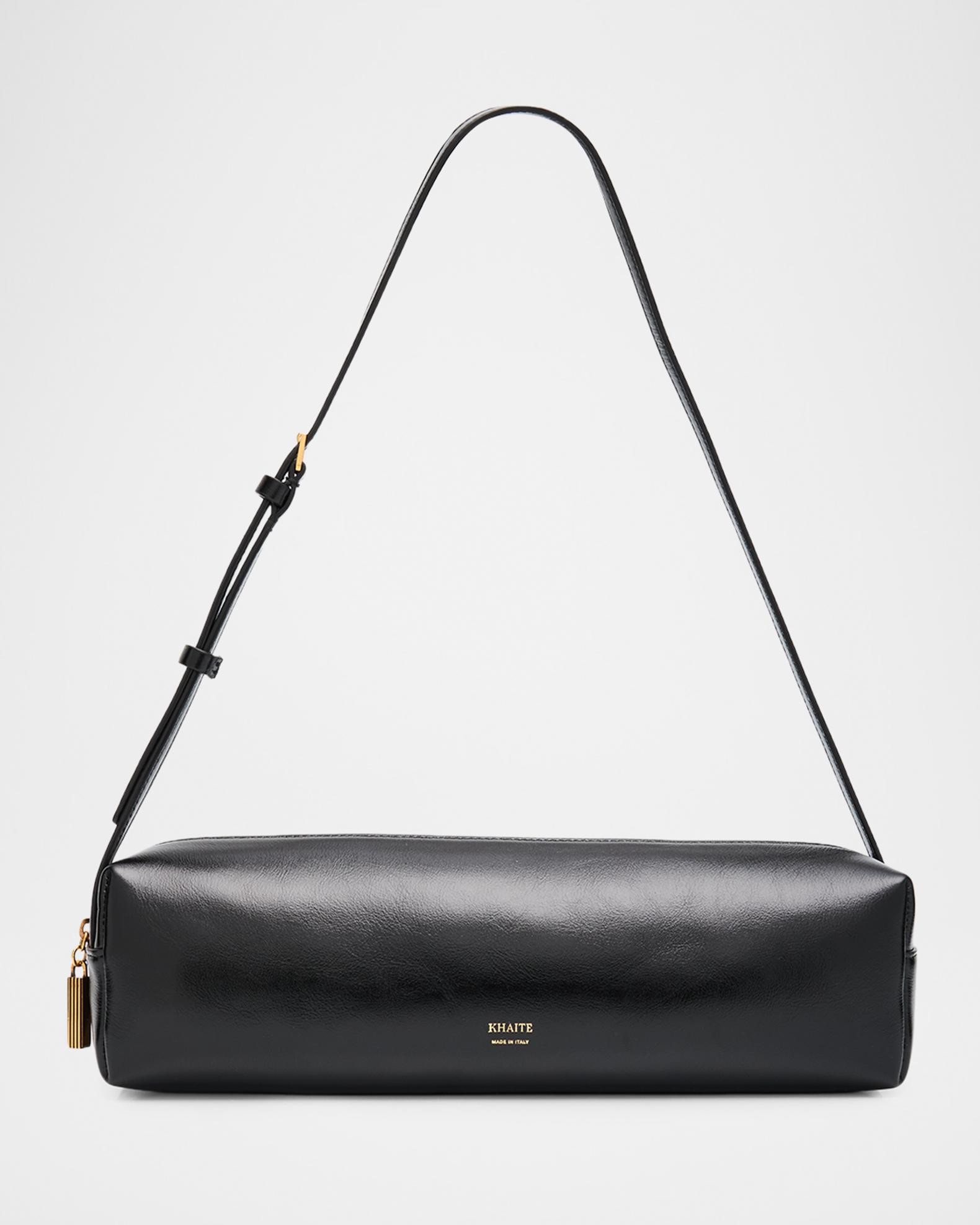 バッグ GARMENT LEATHER PADDED SHOULDERBAG 25AW Khaite Kye Zip Leather Shoulder Bag | Neiman Marcus