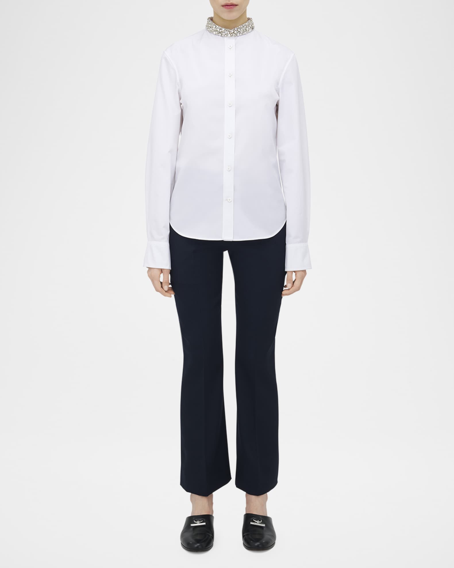 Embellished Collar Shirt  1
