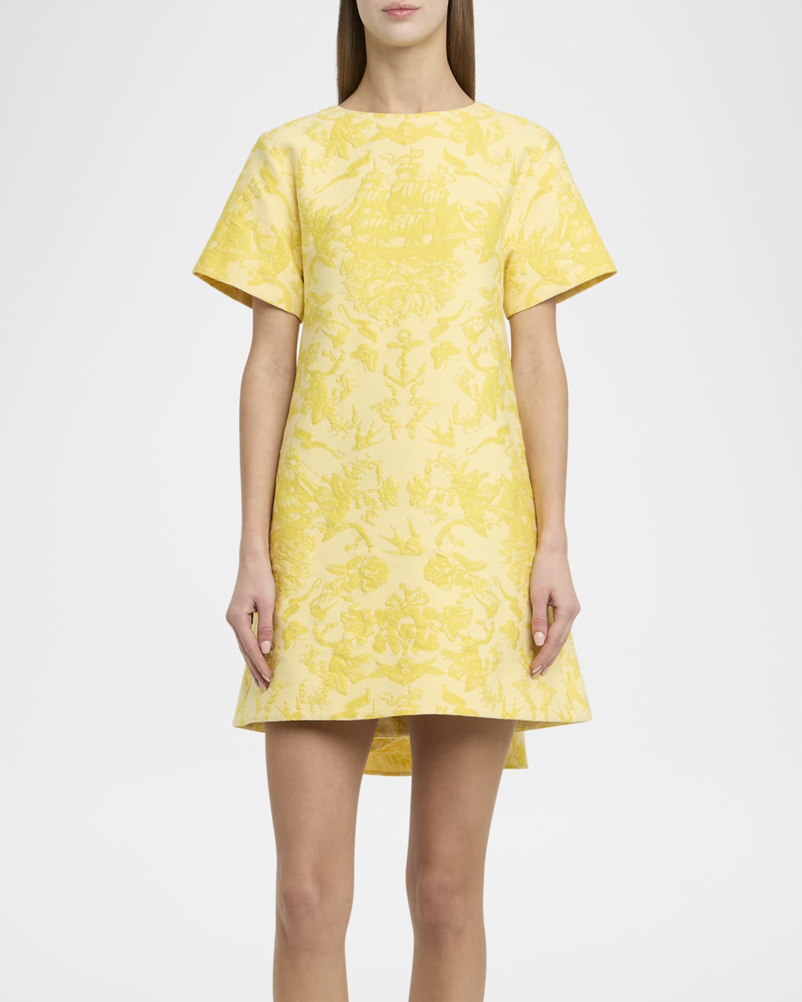 Jacquard Day Mini Dress 1