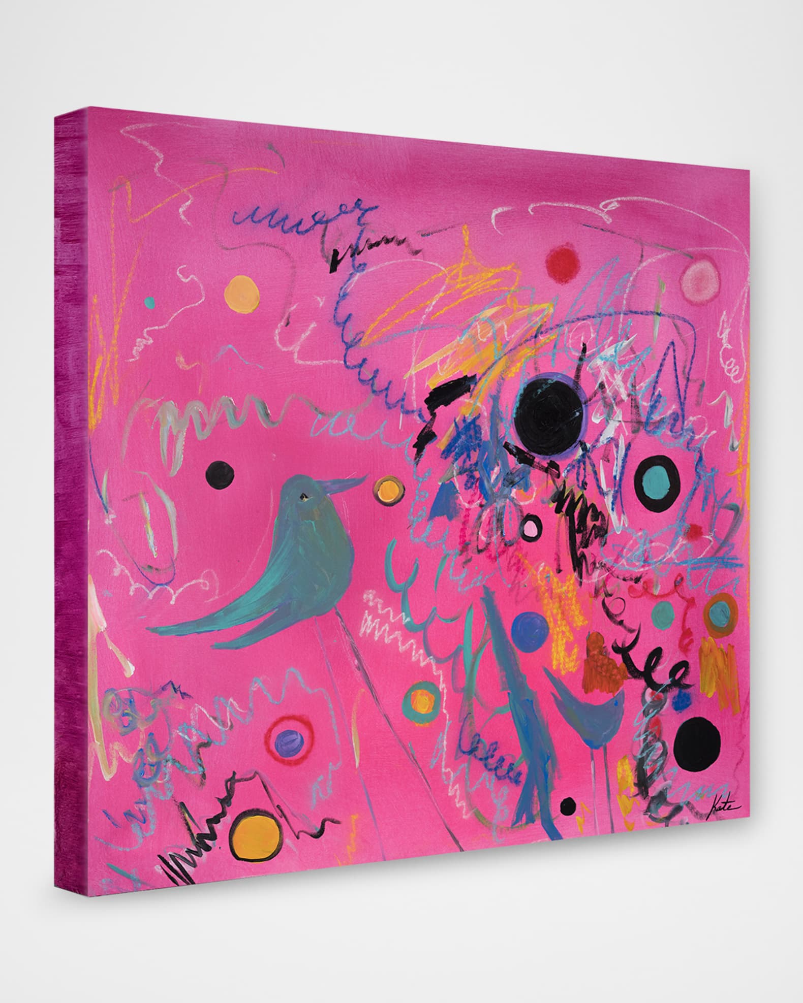 "Caught in the Nest" Hand-Embellished Giclee by Kate Baldock 1
