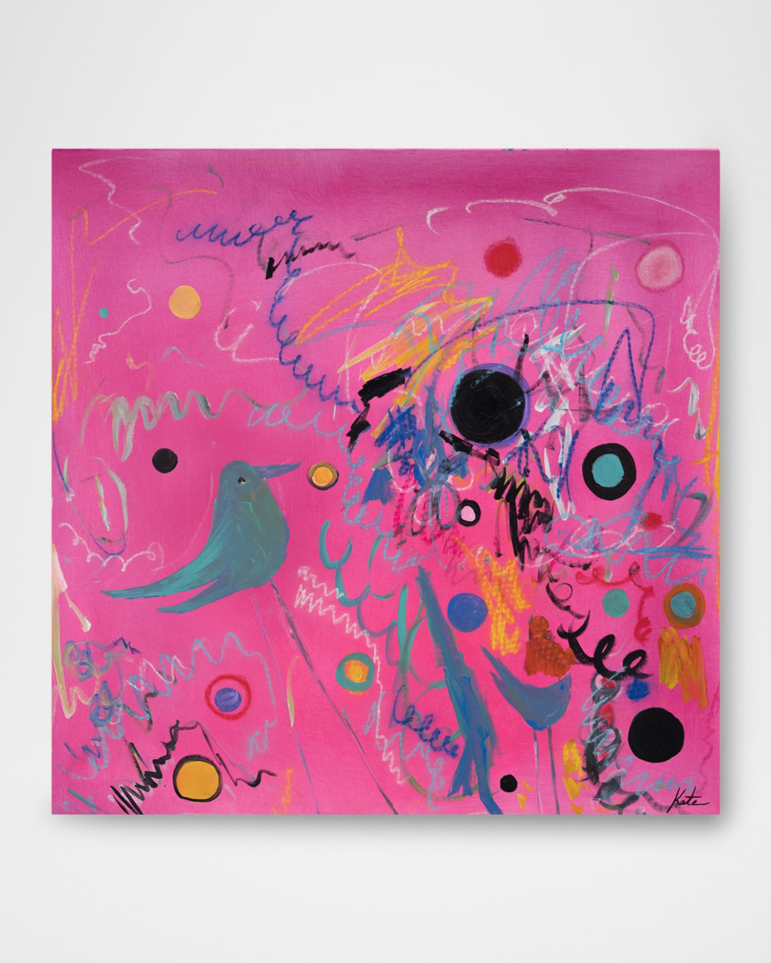 "Caught in the Nest" Hand-Embellished Giclee by Kate Baldock 0