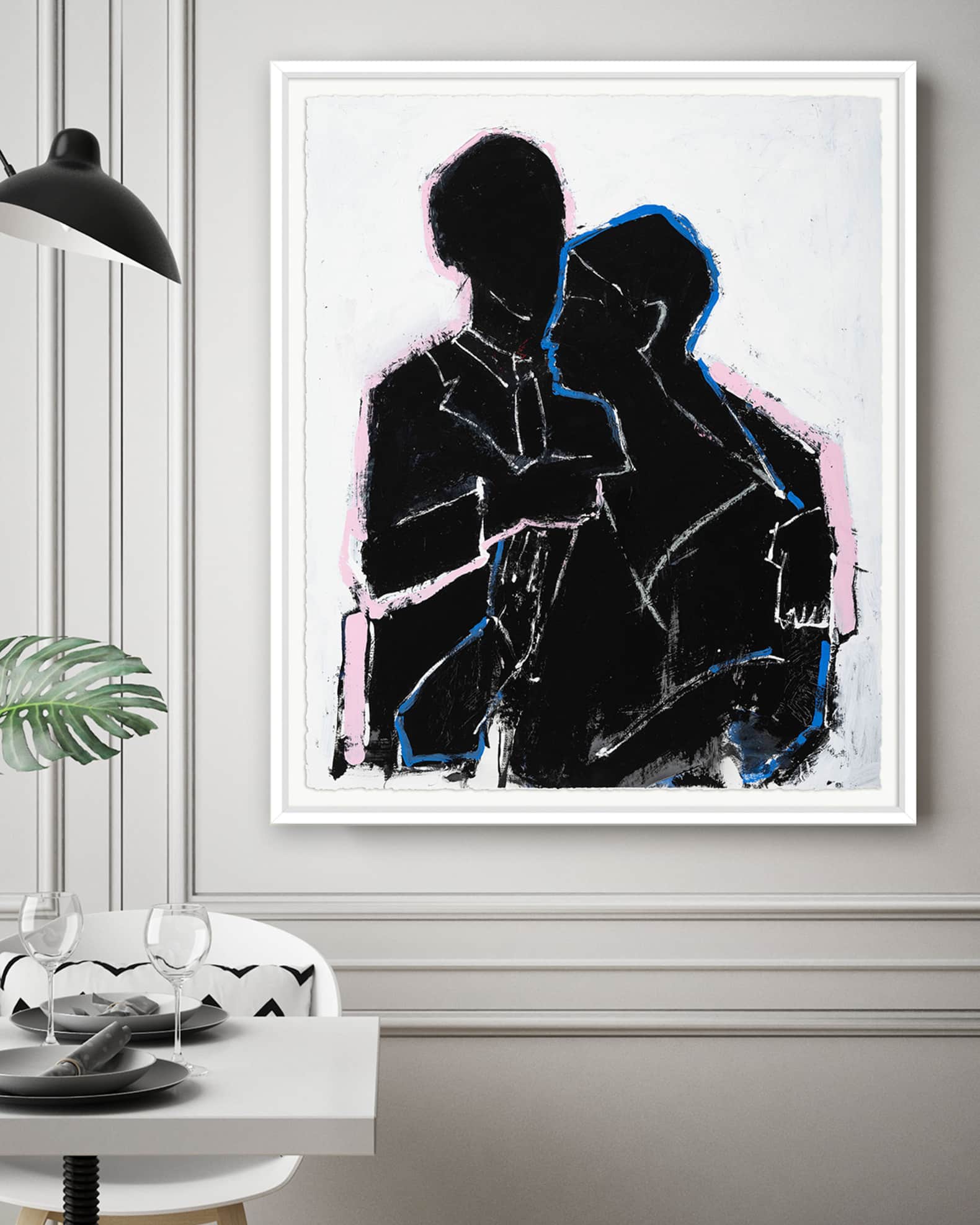 "Couple 2" Hand-Embellished Giclee by Robert Robinson 1