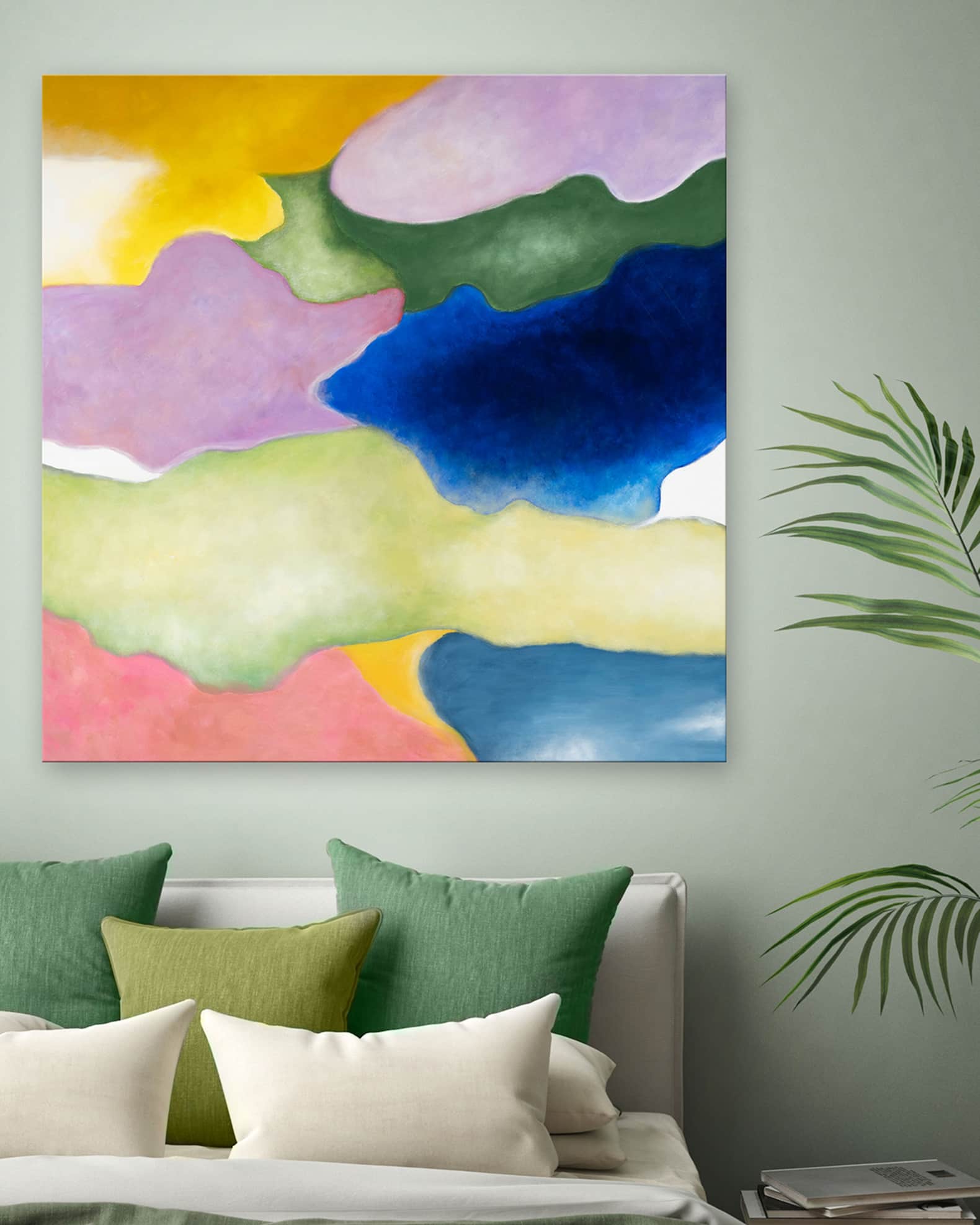 "Color Cloud 3" Hand-Embellished Giclee by H. Scott 1