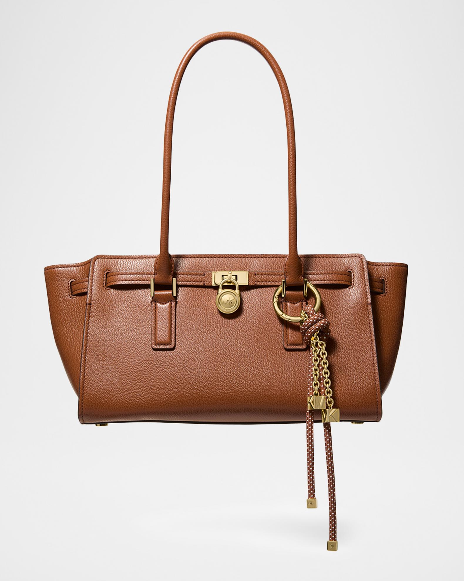 Hamilton Small Grained Leather Shoulder Bag | Neiman Marcus