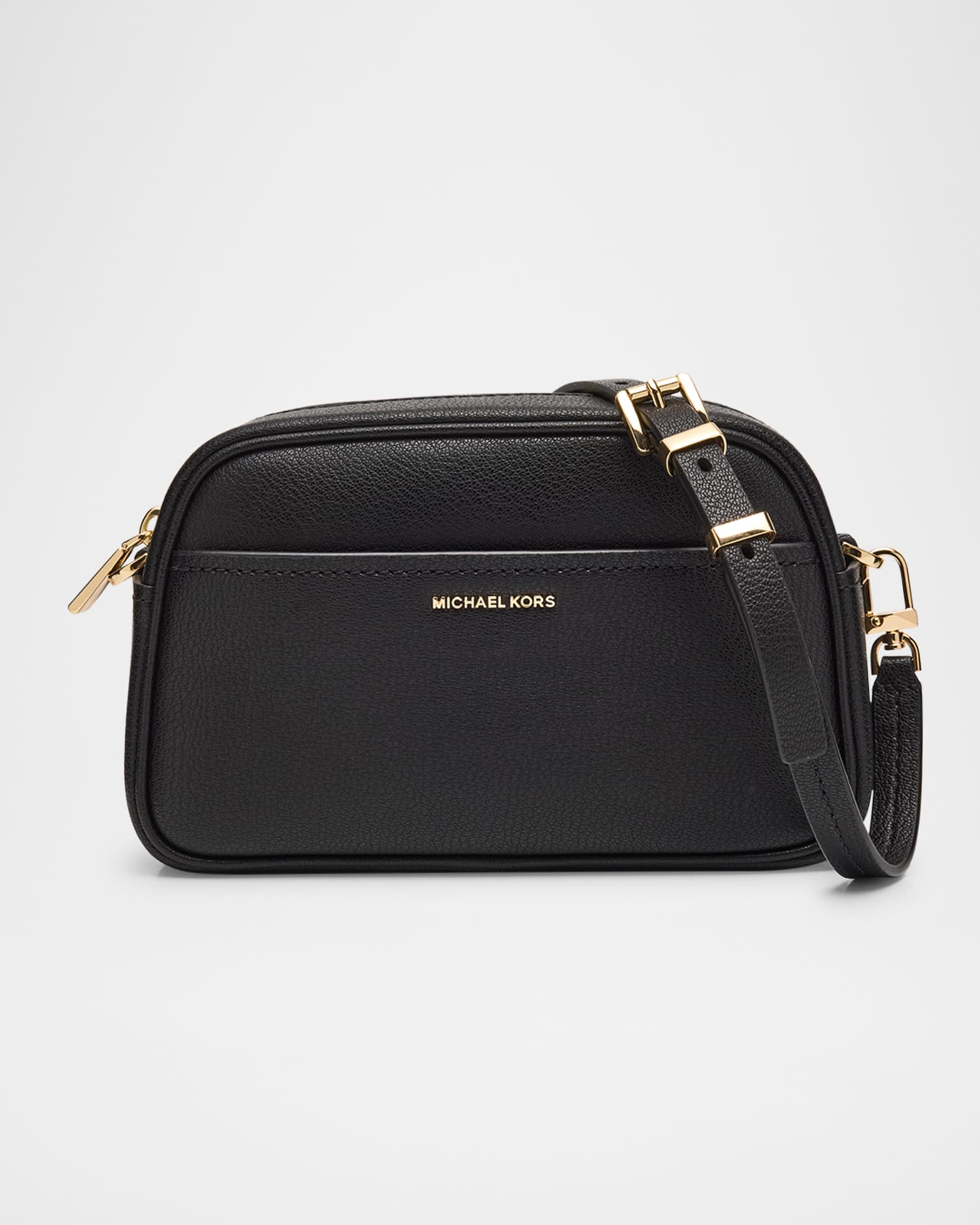 MICHAEL Michael Kors Jet Set Small Leather Camera Bag | Neiman Marcus