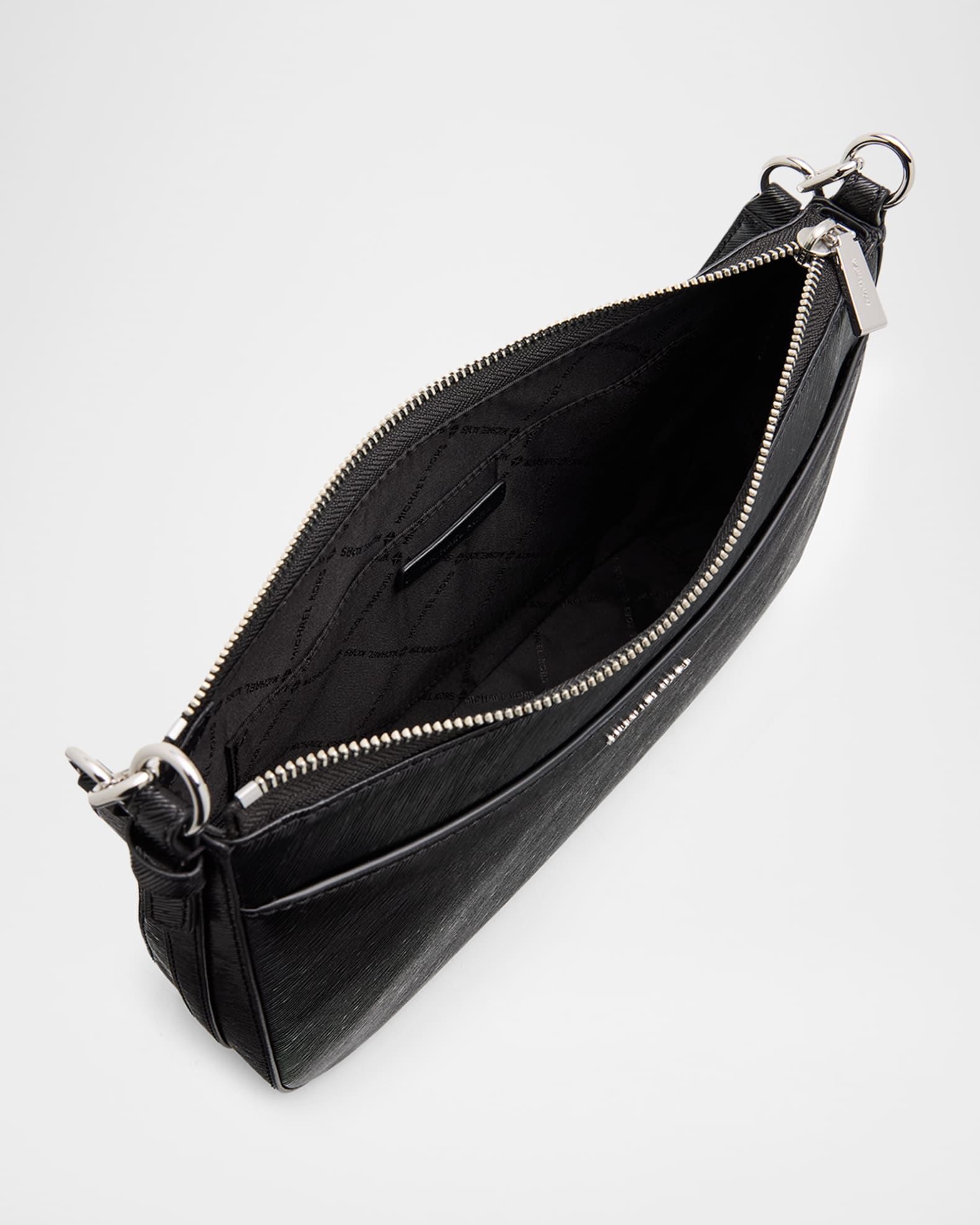 MICHAEL Michael Kors Jet Set Medium Metallic Faux Leather Shoulder