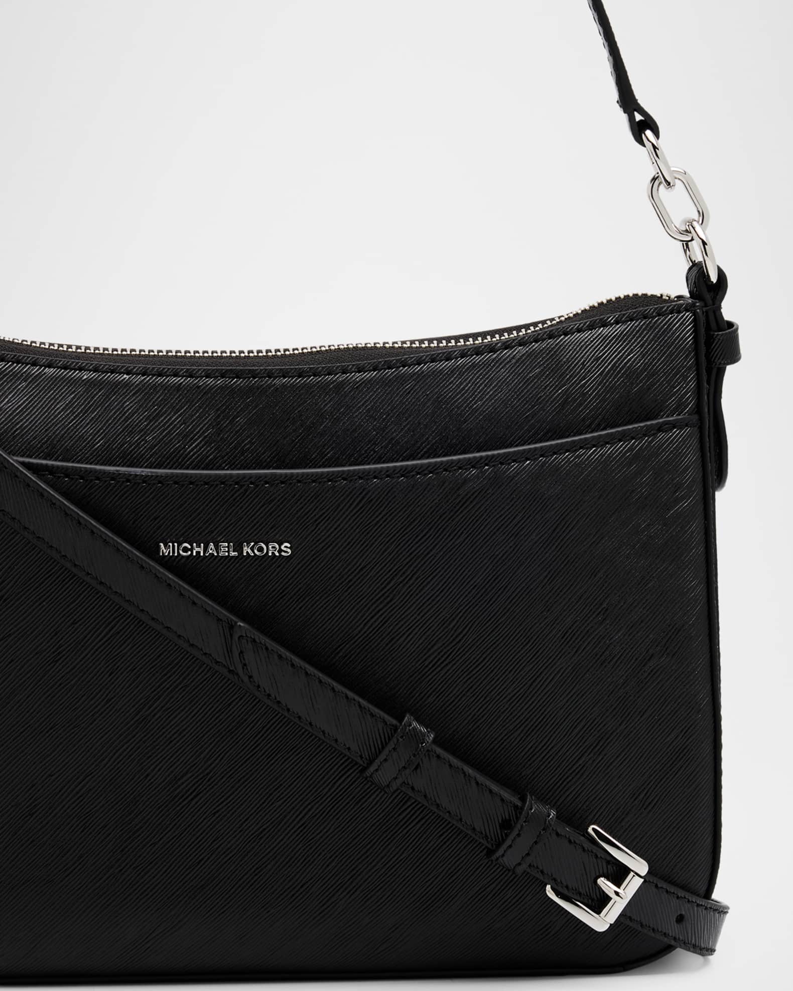 MICHAEL Michael Kors Jet Set Medium Metallic Faux Leather Shoulder