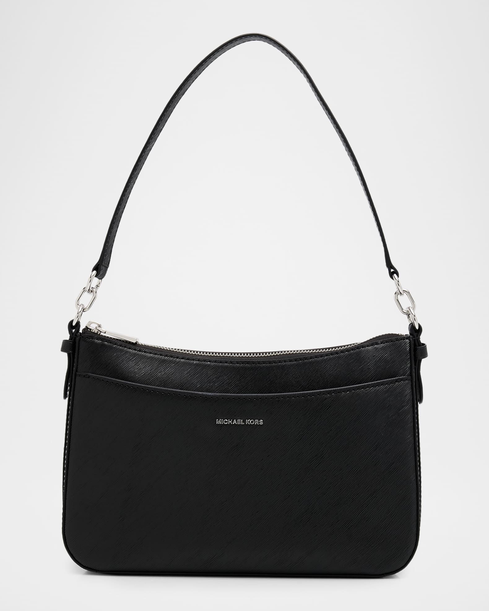 MICHAEL Michael Kors Jet Set Medium Metallic Faux Leather Shoulder