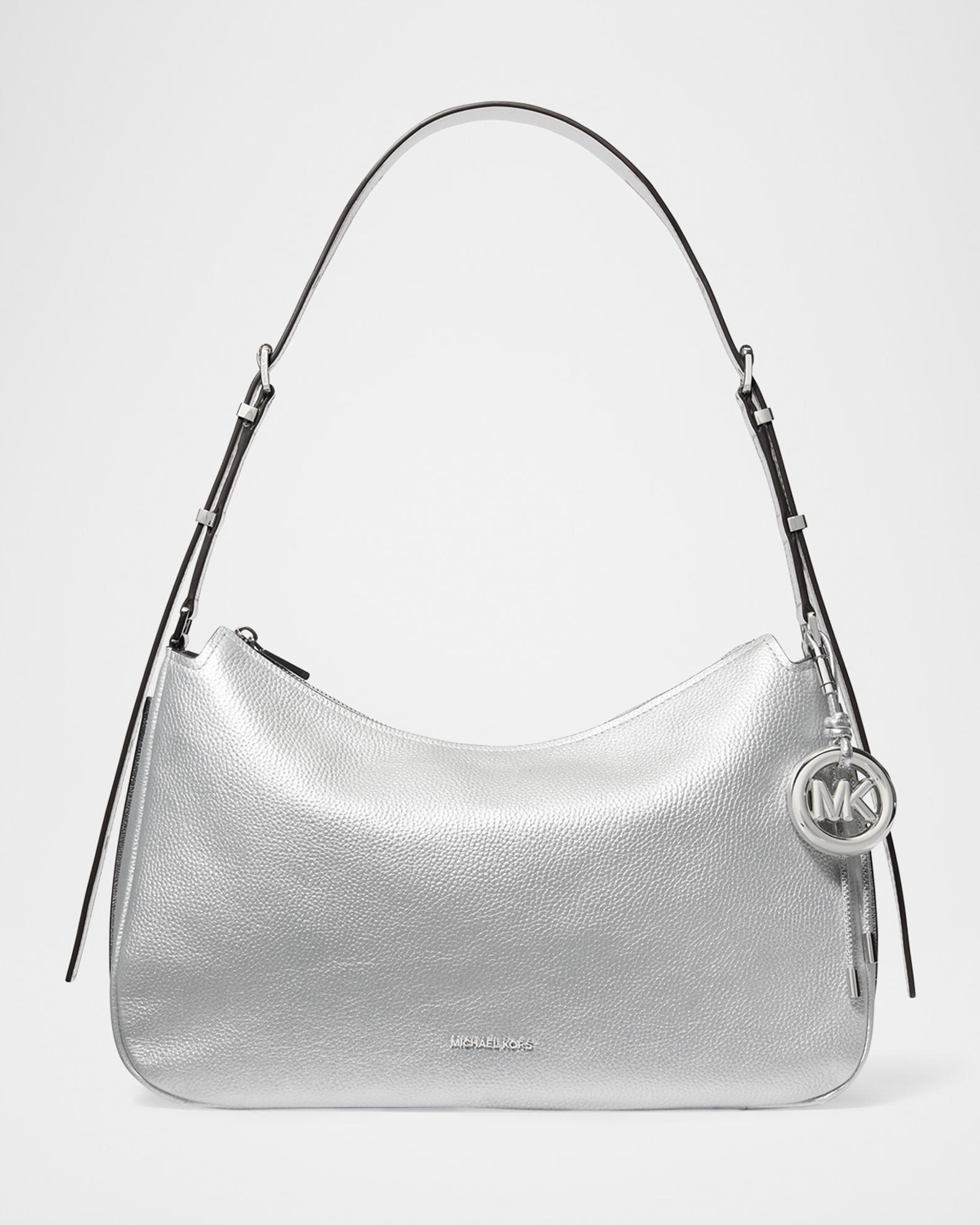 MICHAEL Michael Kors Nolita Medium Metallic Leather Shoulder Bag 