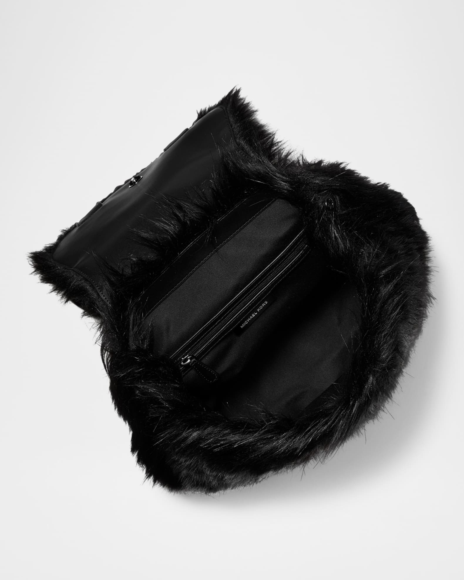 MICHAEL Michael Kors Quinn Medium Faux Fur Flap Backpack | Neiman