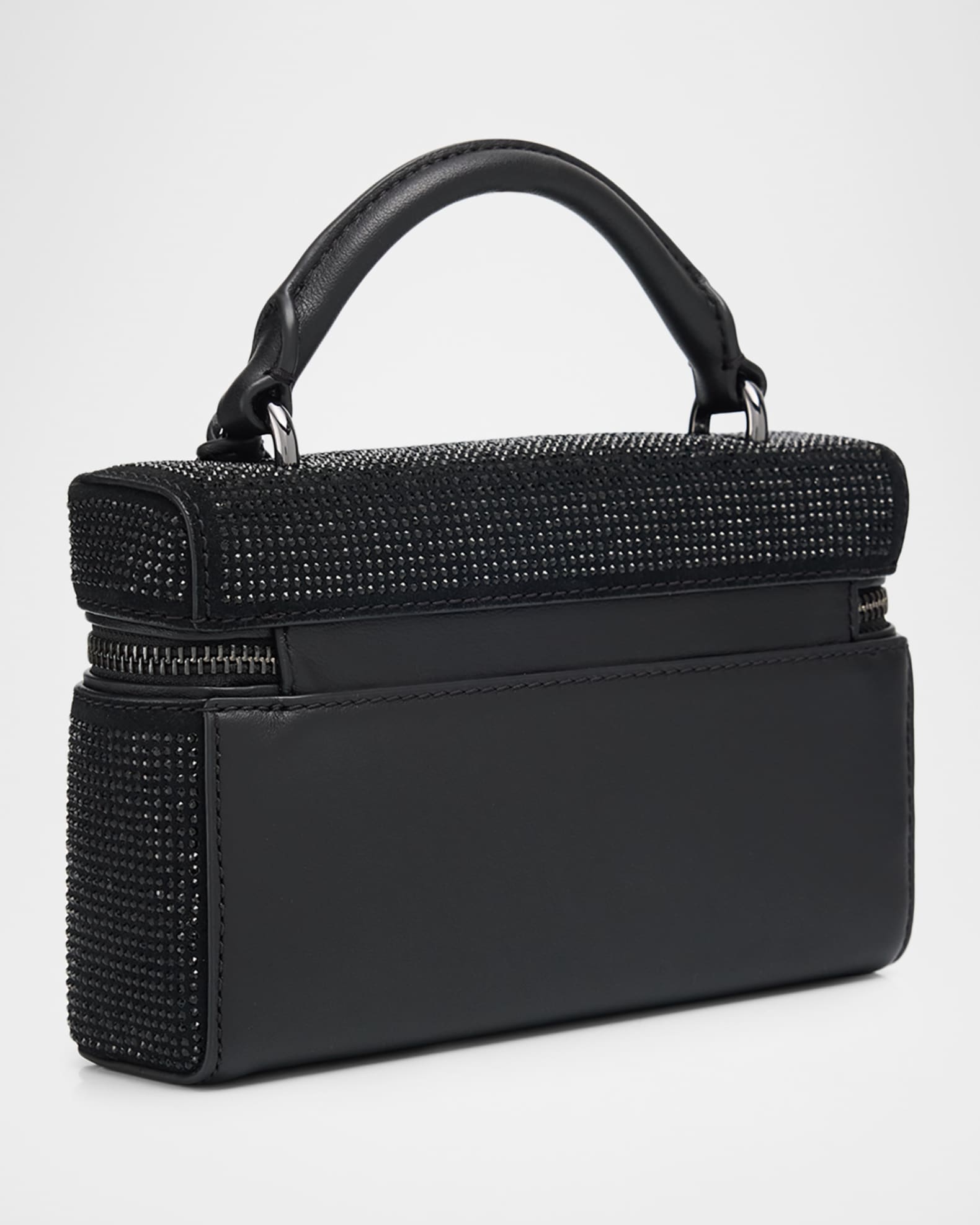 MICHAEL Michael Kors Jana XS Rhinestone Suede Crossbody Bag