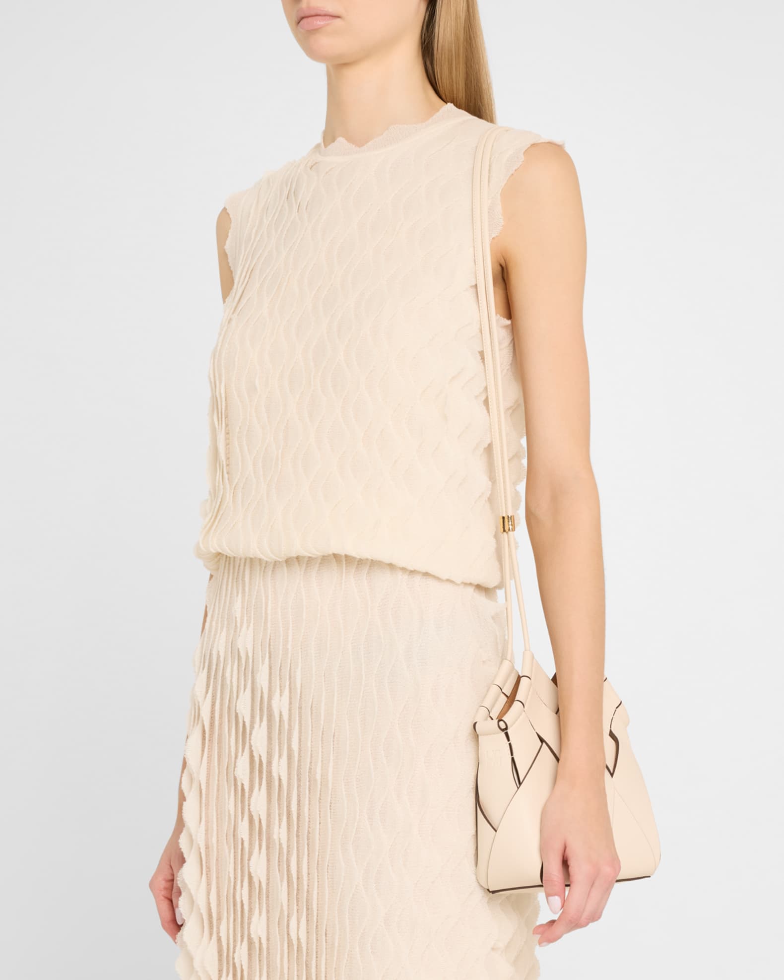 Charlotte Woven Leather Crossbody Bag 1