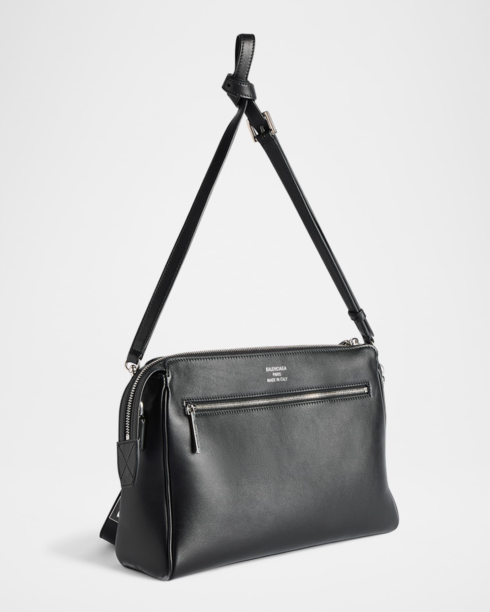 Balenciaga Men's Bel Air Small Leather Messenger Bag