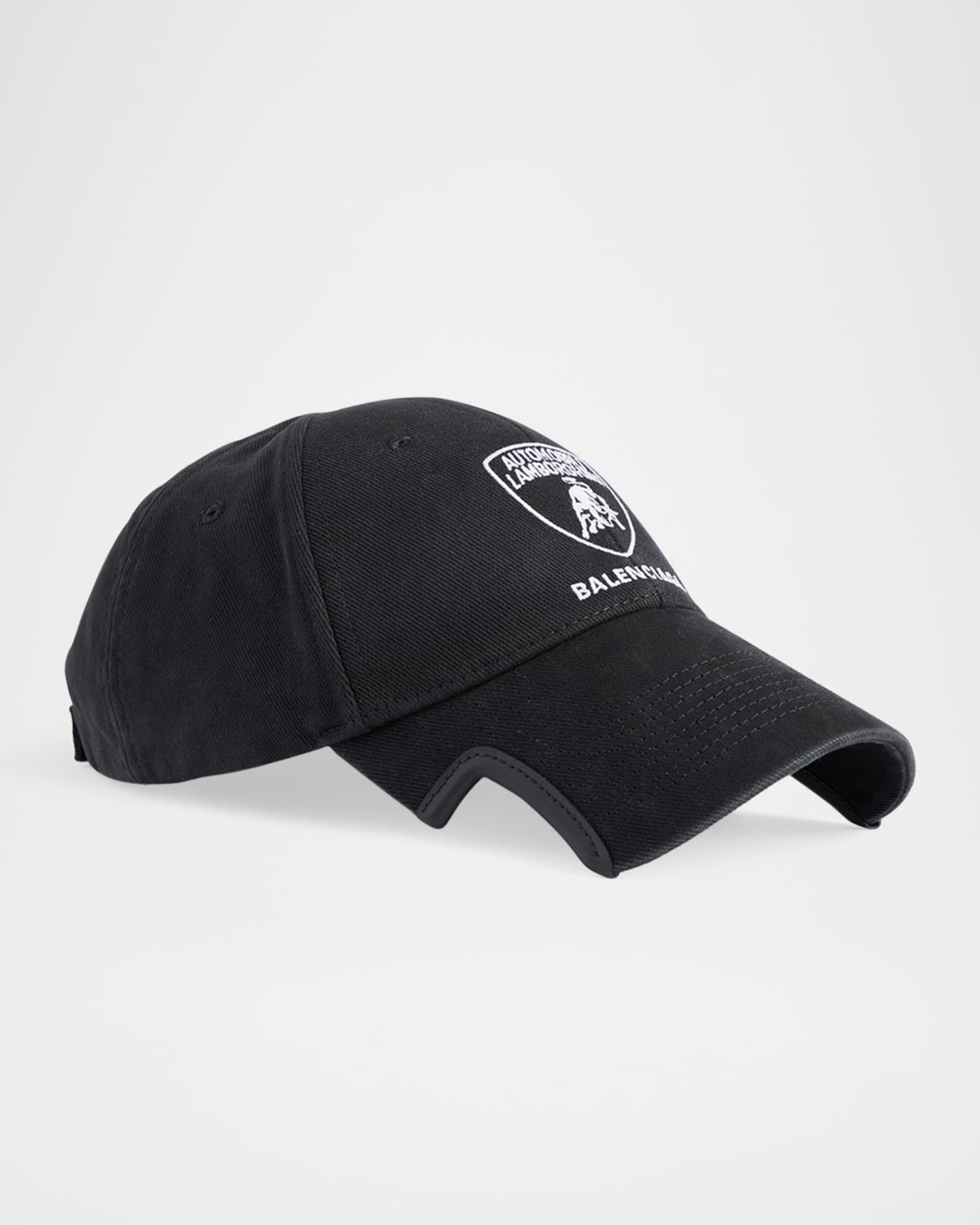 【 BALENCIAGA 】 Balenciaga Automobili Lamborghini キャップ Men's Balenciaga I Automobili Lamborghini Cap in Black