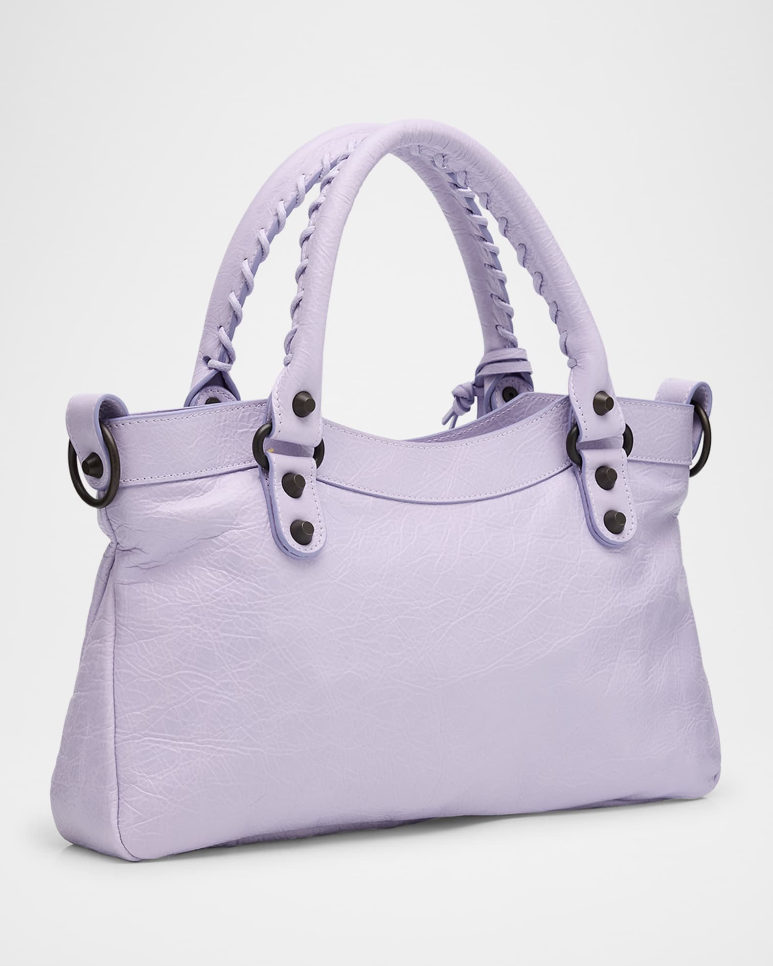 バッグ Balenciaga The First Shoulder Bag Purple Balenciaga Purple Leather Classic First Shoulder Bag Balenciaga