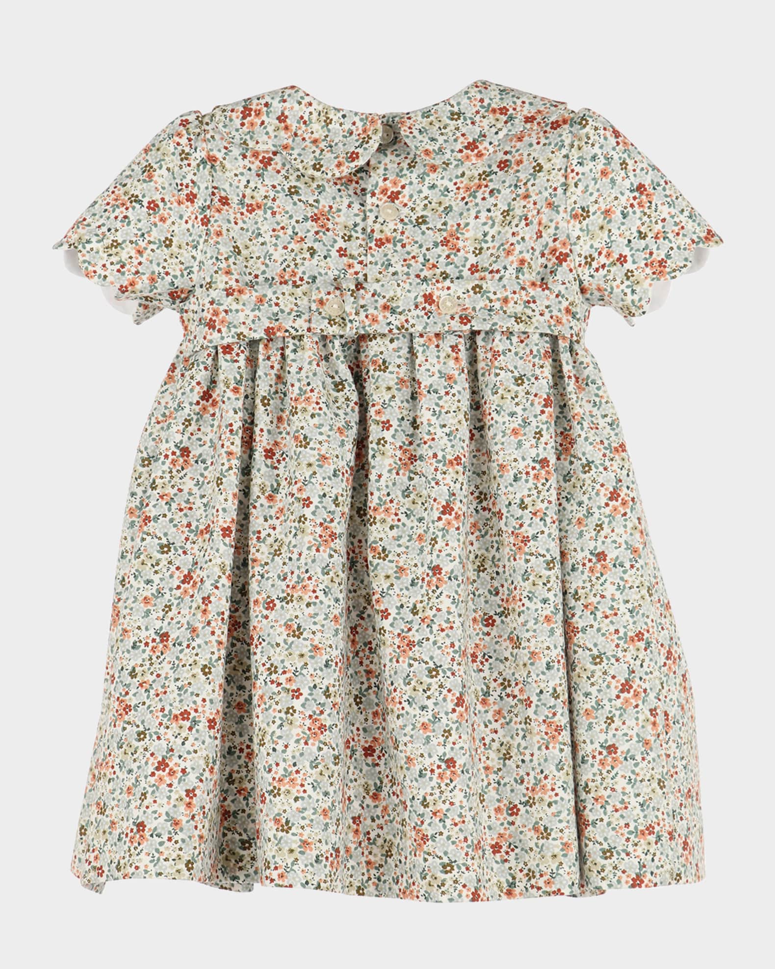 Girl's Autumn Glow Smock Dress, Size 4T-6 1