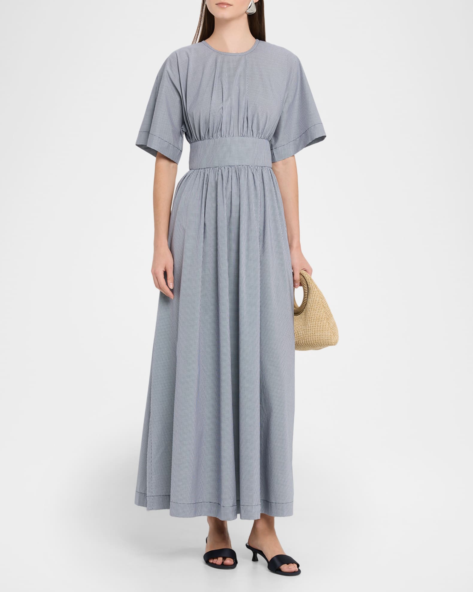 faithfull the brand debbie shirt dress FAITHFULL Debbie Shirt Dress in Pine Green