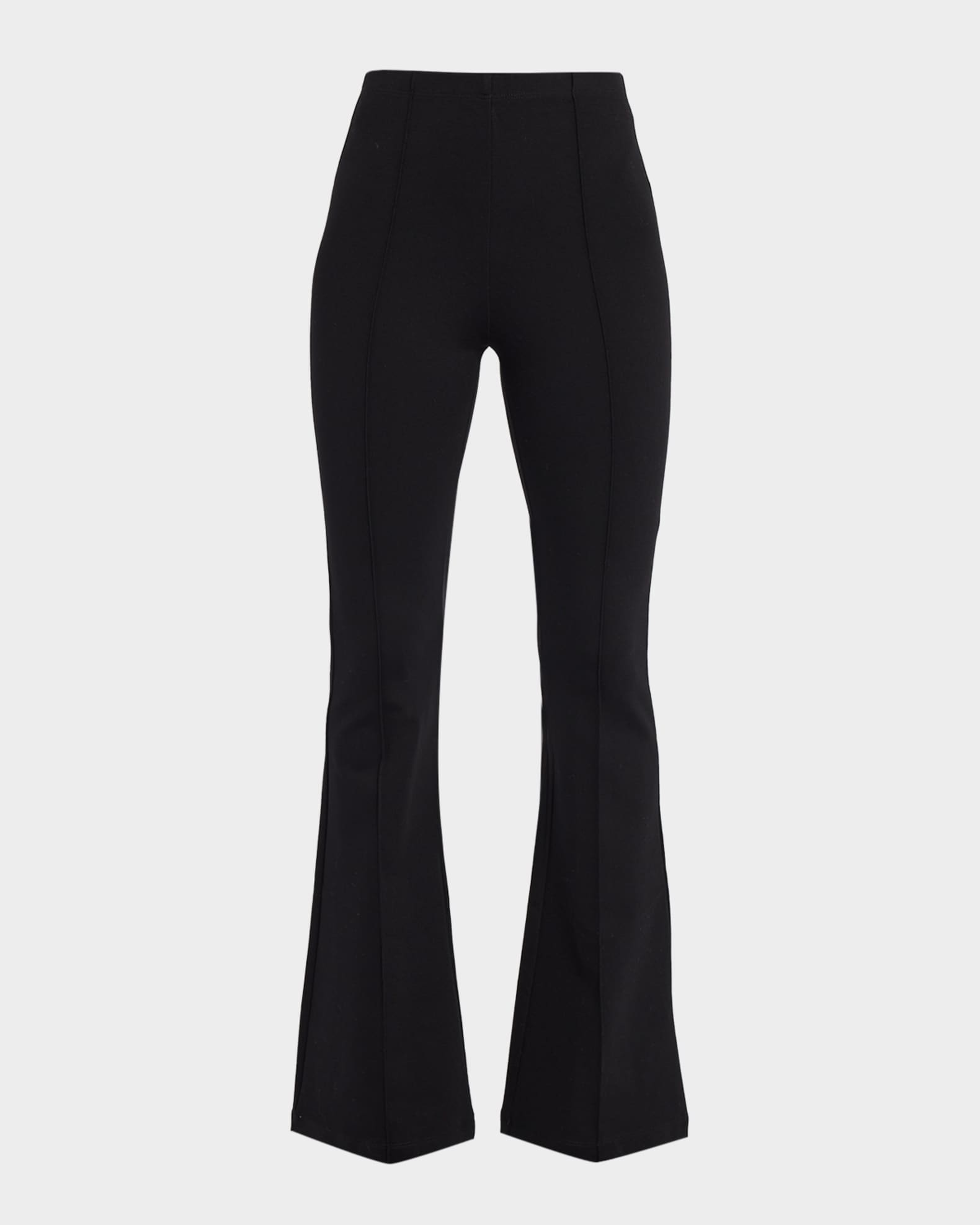 Bailey High-Rise Pintuck Flare Pants 0