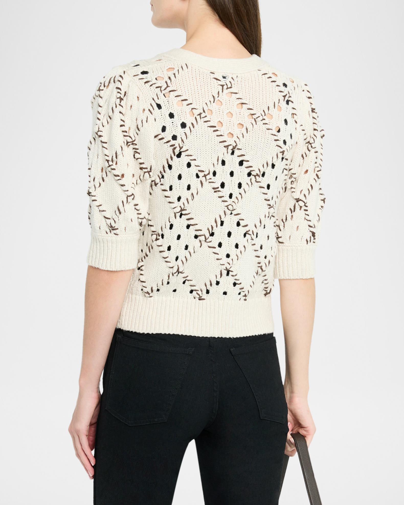 Rails Isla Whipstitch Diamond Cardigan | Neiman Marcus