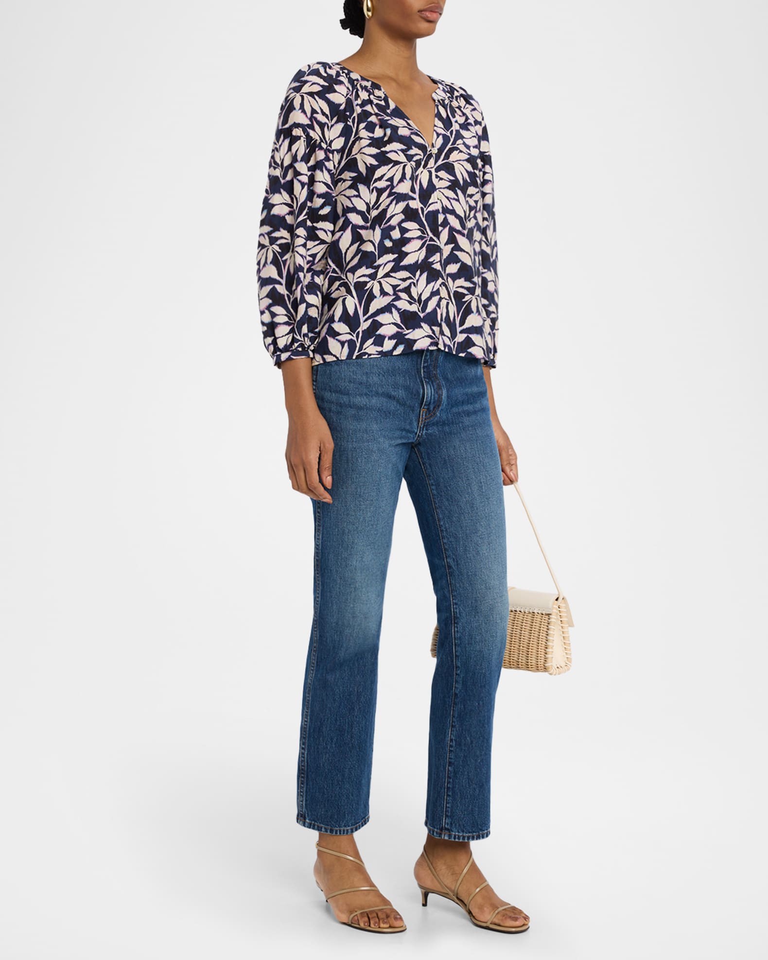 Vasia Button-Front Blouse 1