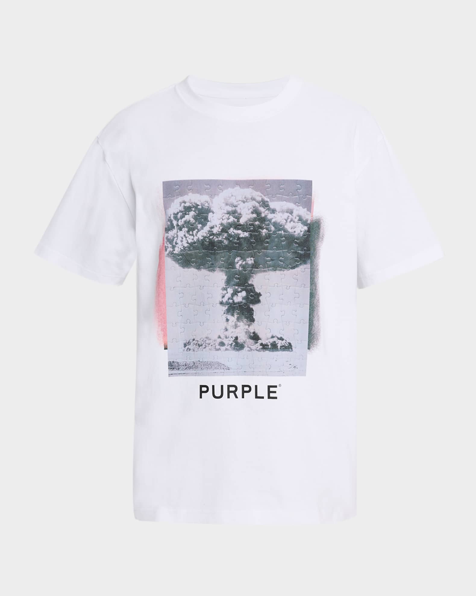 Men's Explosion Puzzle Logo Graphic T-Shirt 0