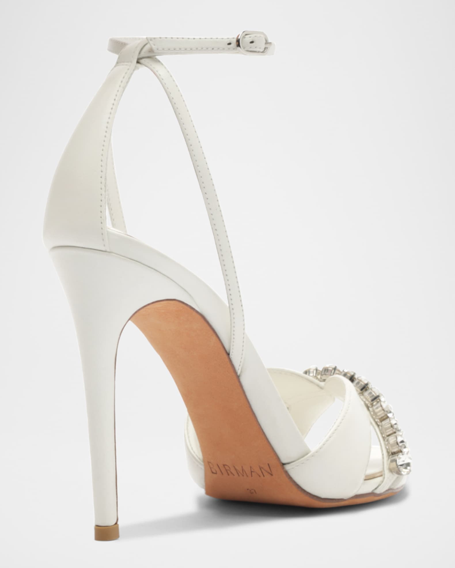 【ALEXANDRE BIRMAN】ハイヒール White Platform Sandals For Wedding - Clarita Platform Bridal