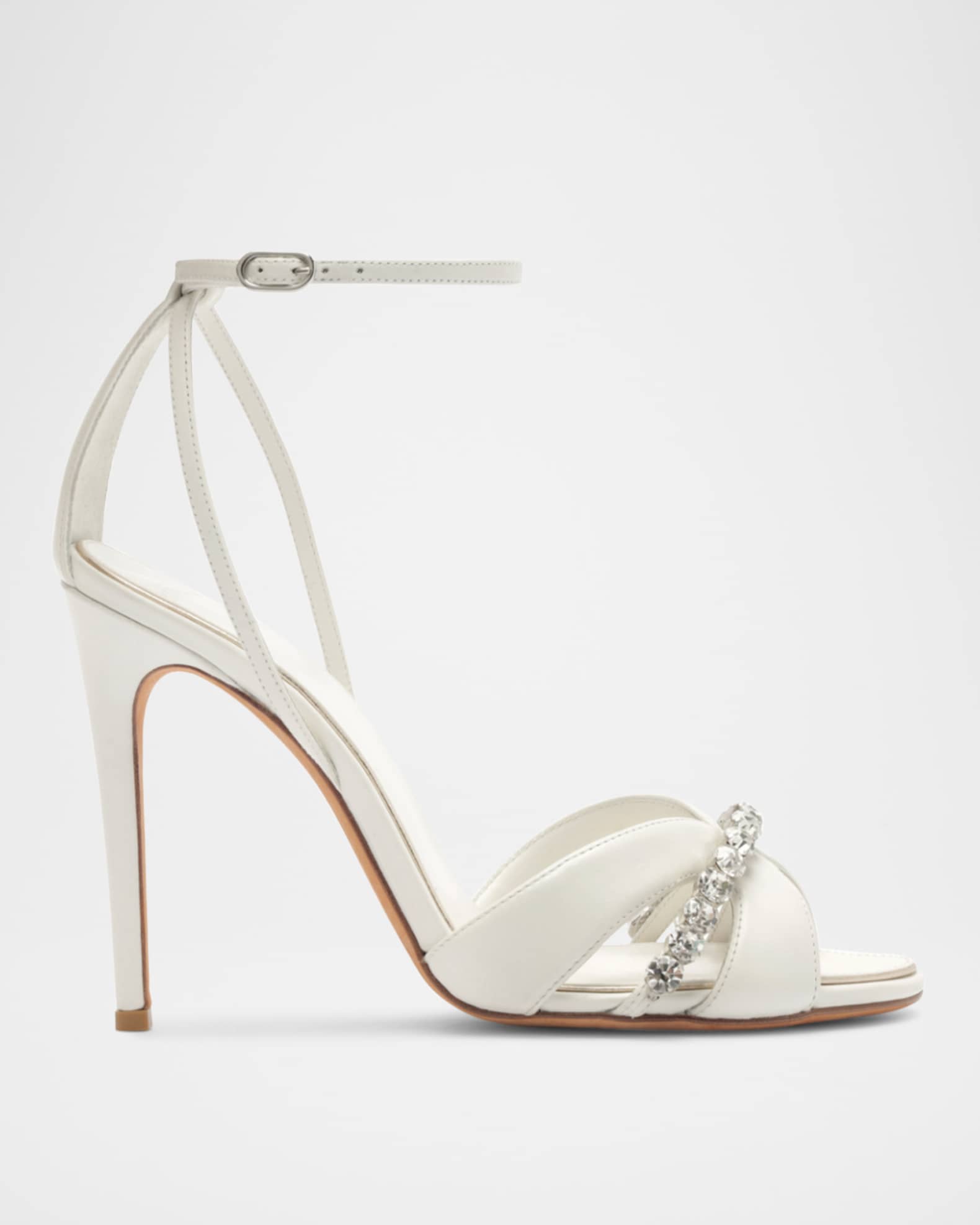 Alexandre Birman Georgina Crystal Bridal Pumps | Neiman Marcus