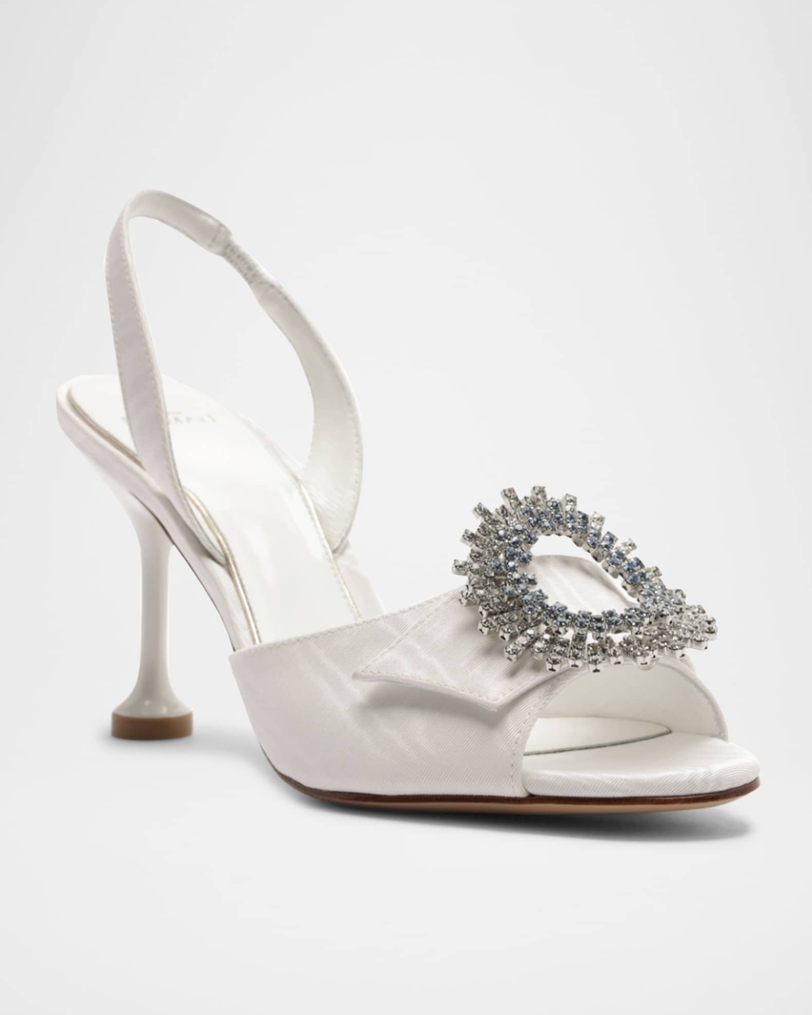 Easy Madelina Embellished Satin 85 Pumps 1