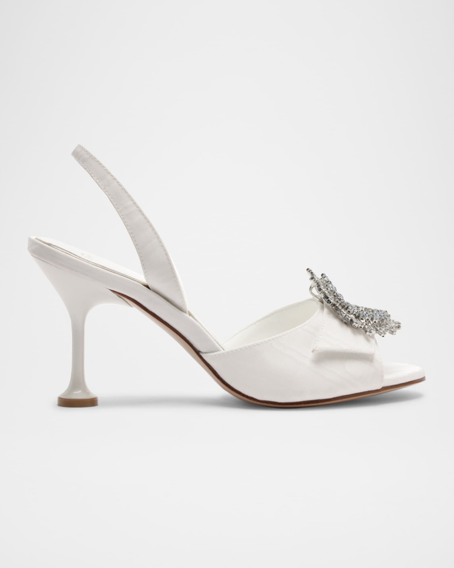 Easy Madelina Embellished Satin 85 Pumps 0