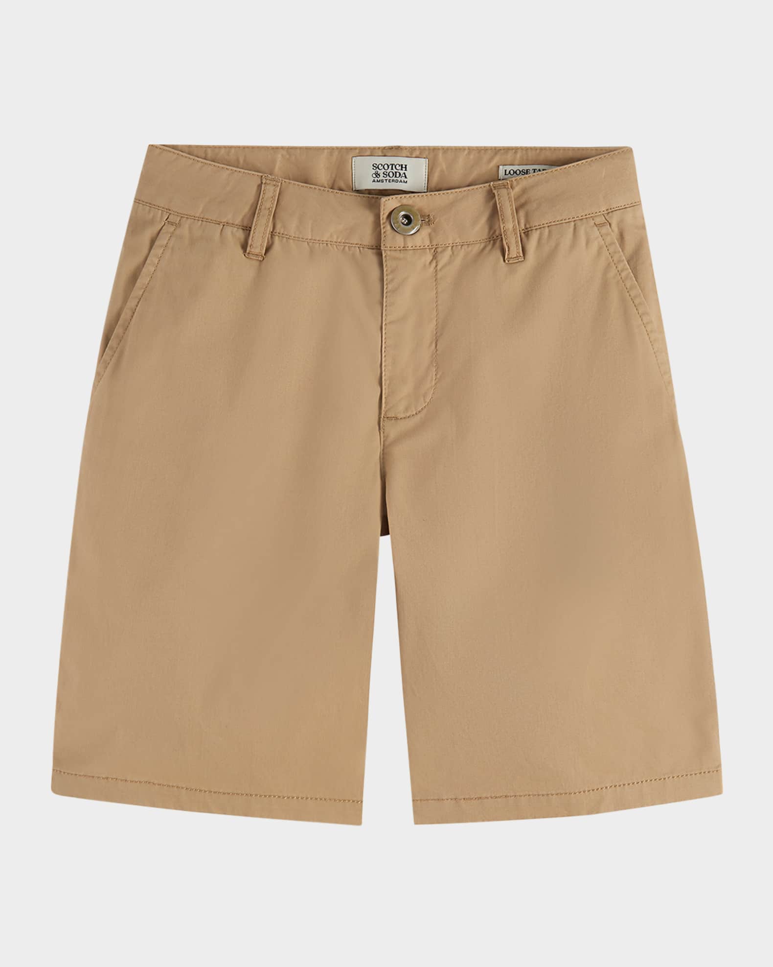Boy's Cotton Chino Shorts, Size 6-12 0