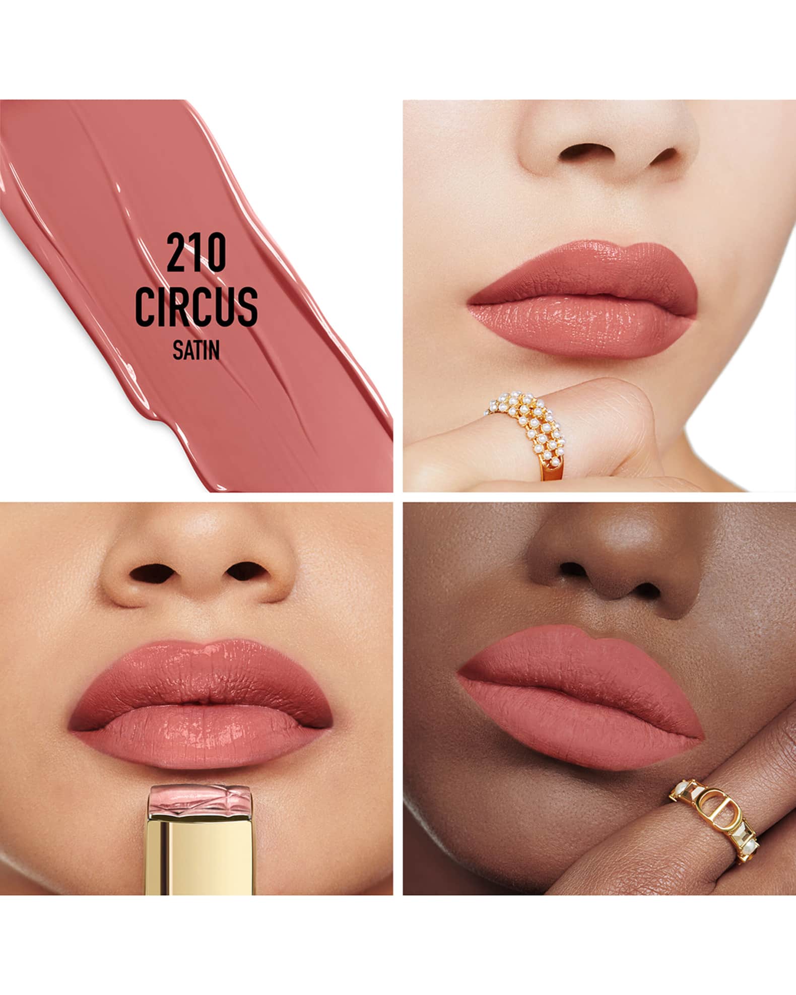 DIOR Limited Edition Holiday 2025 Rouge Dior Lipstick - 210 Circus
