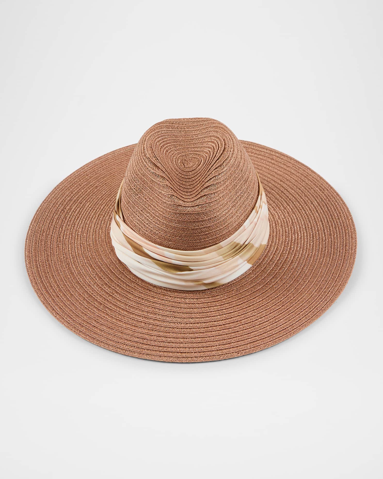 Emmanuelle Vented Hemp Packable Fedora Hat 0