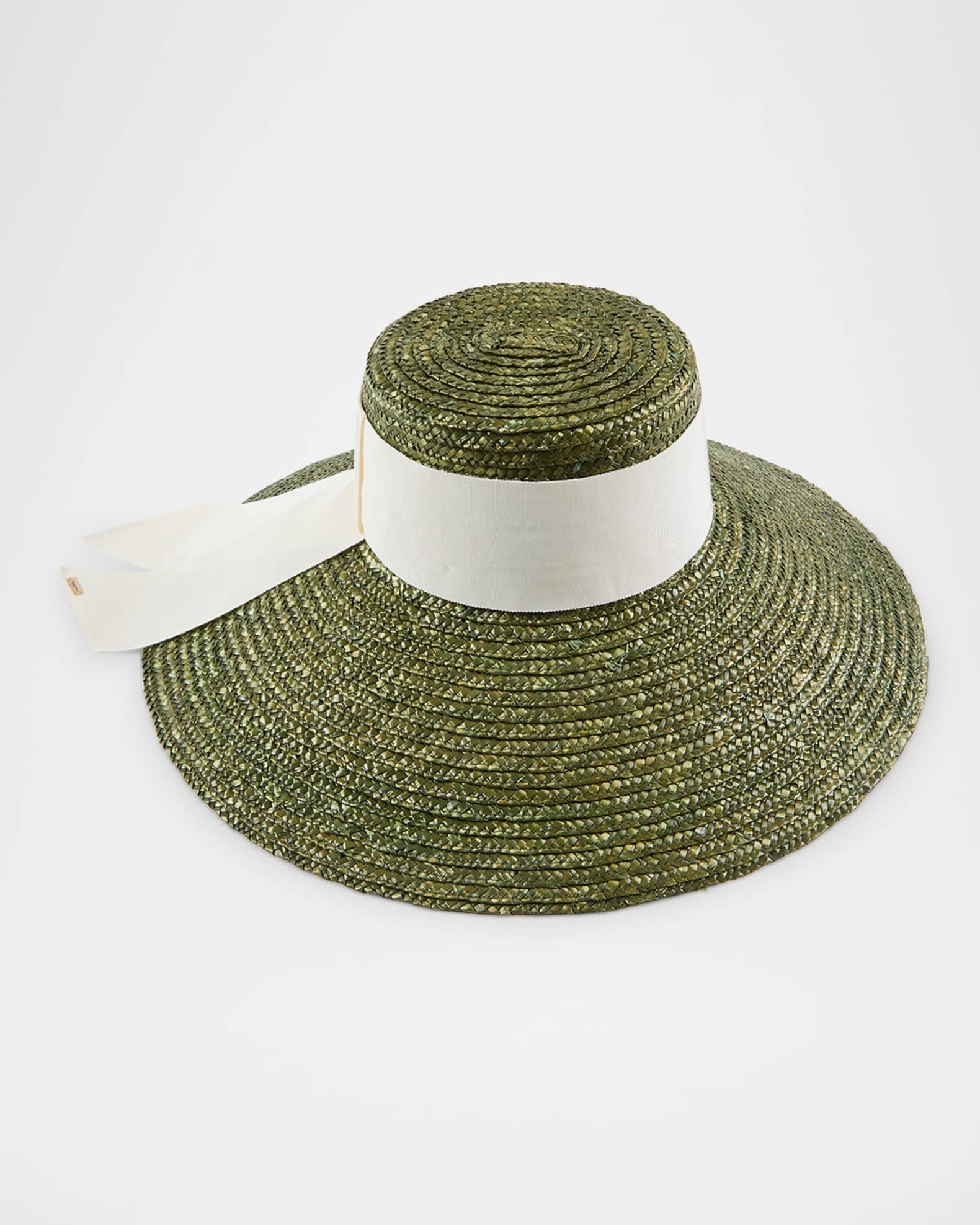 Mirabel Straw Wide-Brim Sun Hat 1