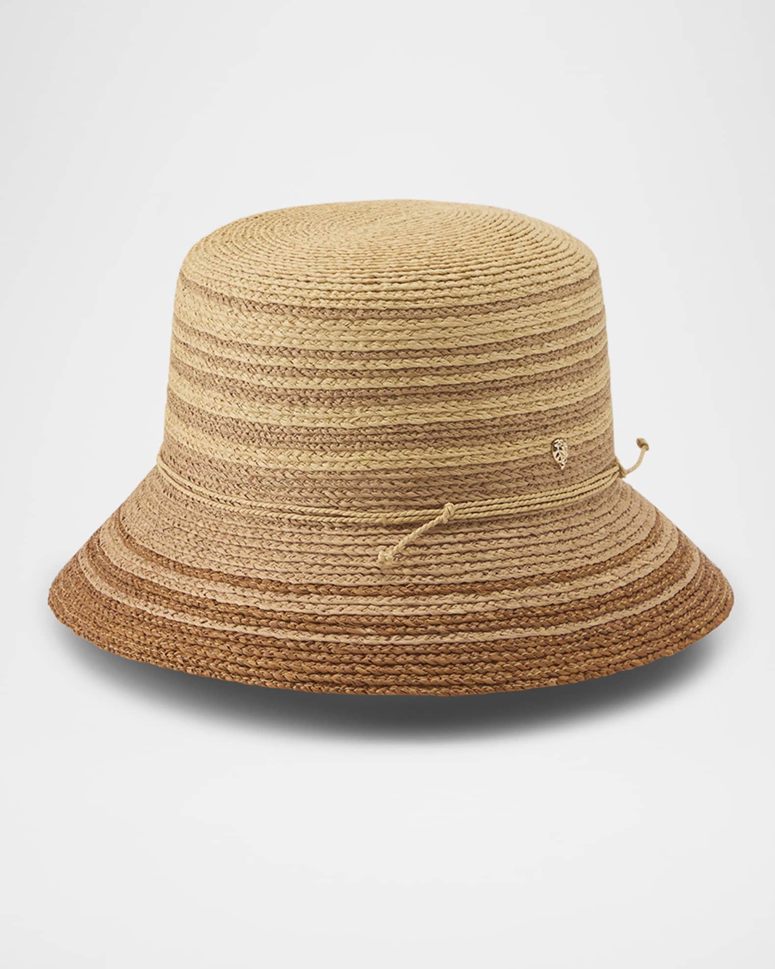 Kaia Packable Raffia Bucket Hat 0