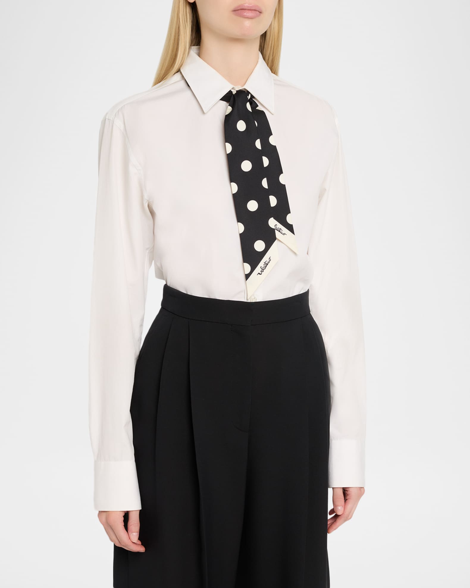 Valentino Garavani Plusdepois Silk Bandeau Scarf | Neiman Marcus