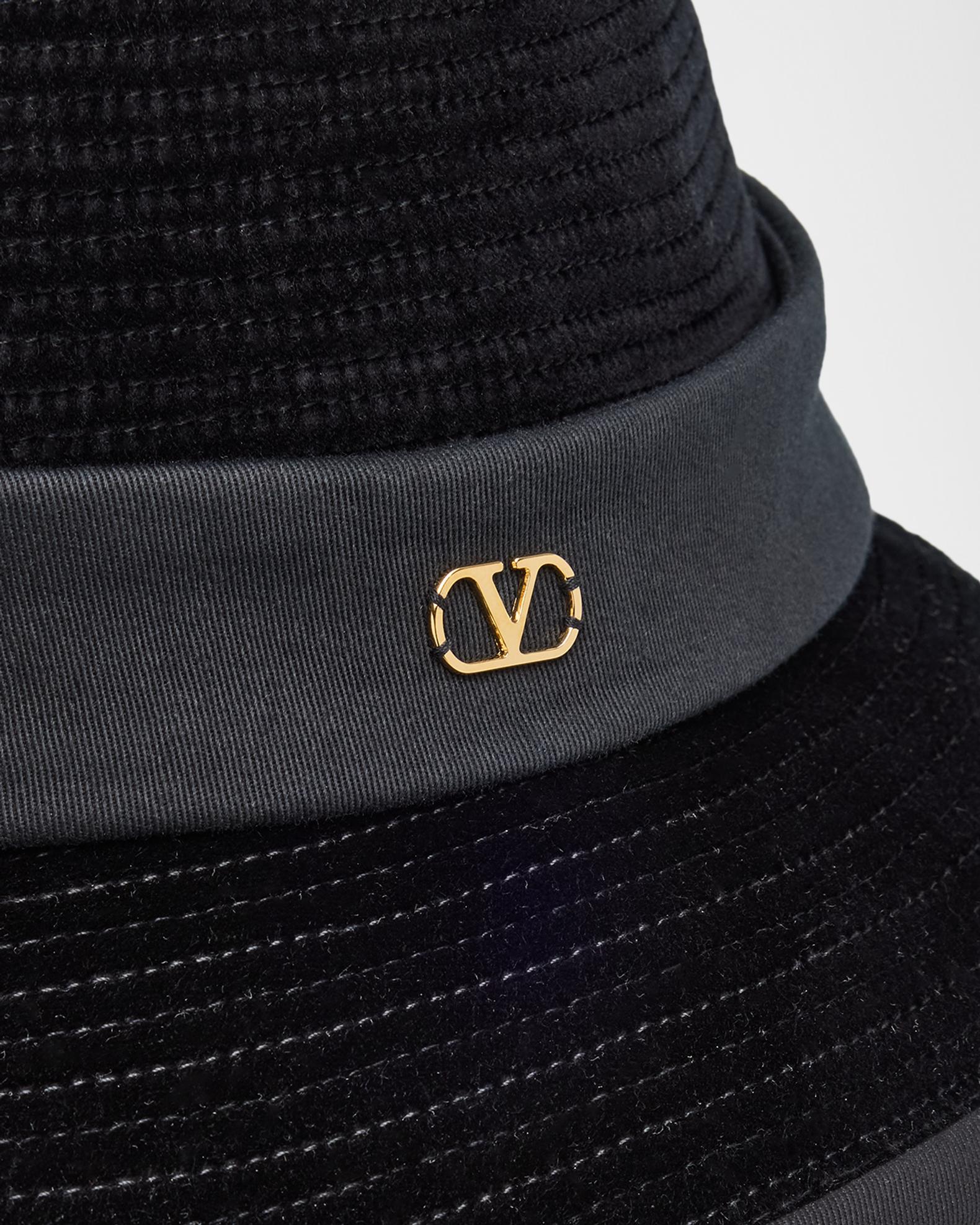 Valentino hat VALENTINO GARAVANI Chez Valentino Baseball Hat CREAM | Base Blu main image 3