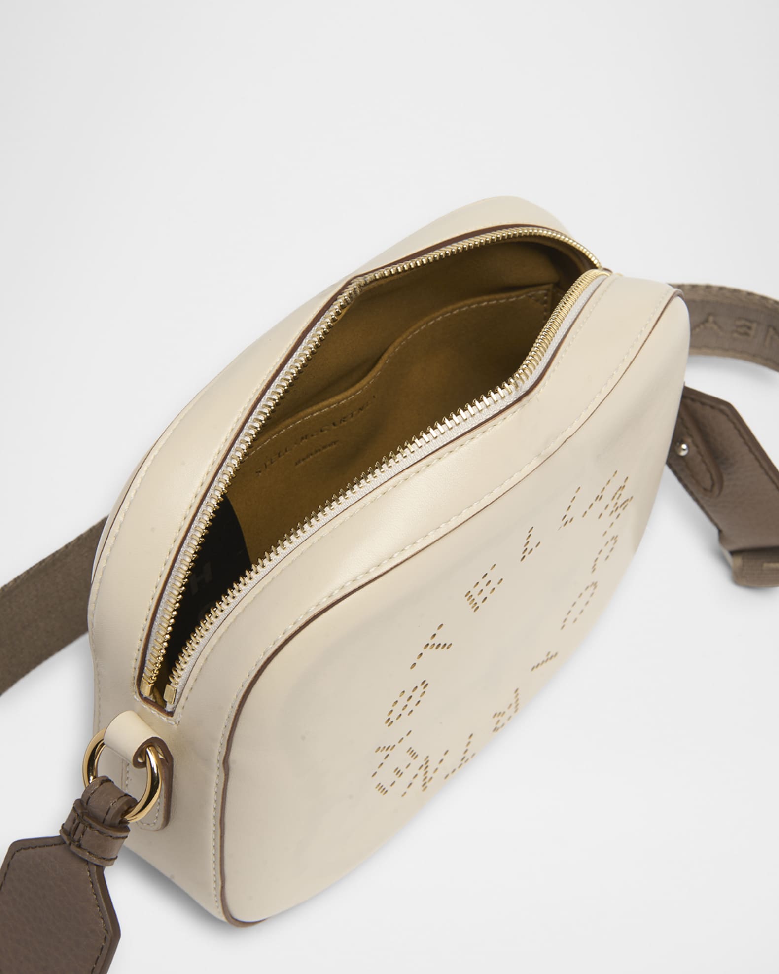Stella McCartney Vegan Leather Logo Shoulder Bag | Neiman Marcus
