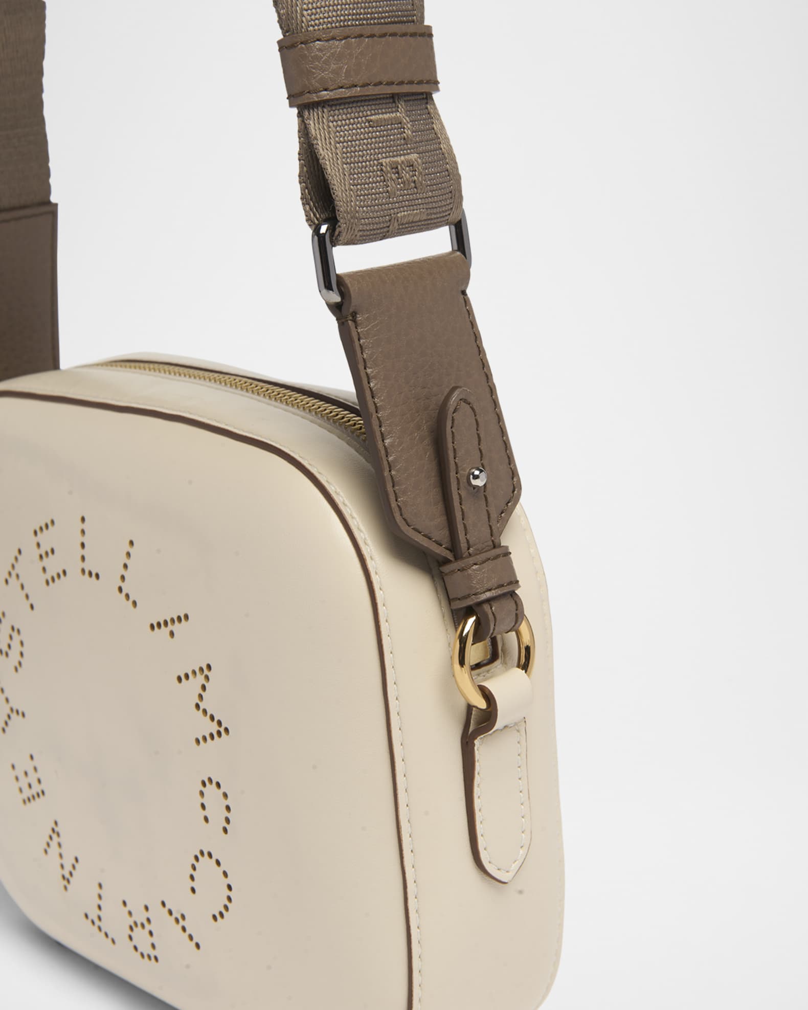 Stella McCartney Vegan Leather Logo Shoulder Bag | Neiman Marcus