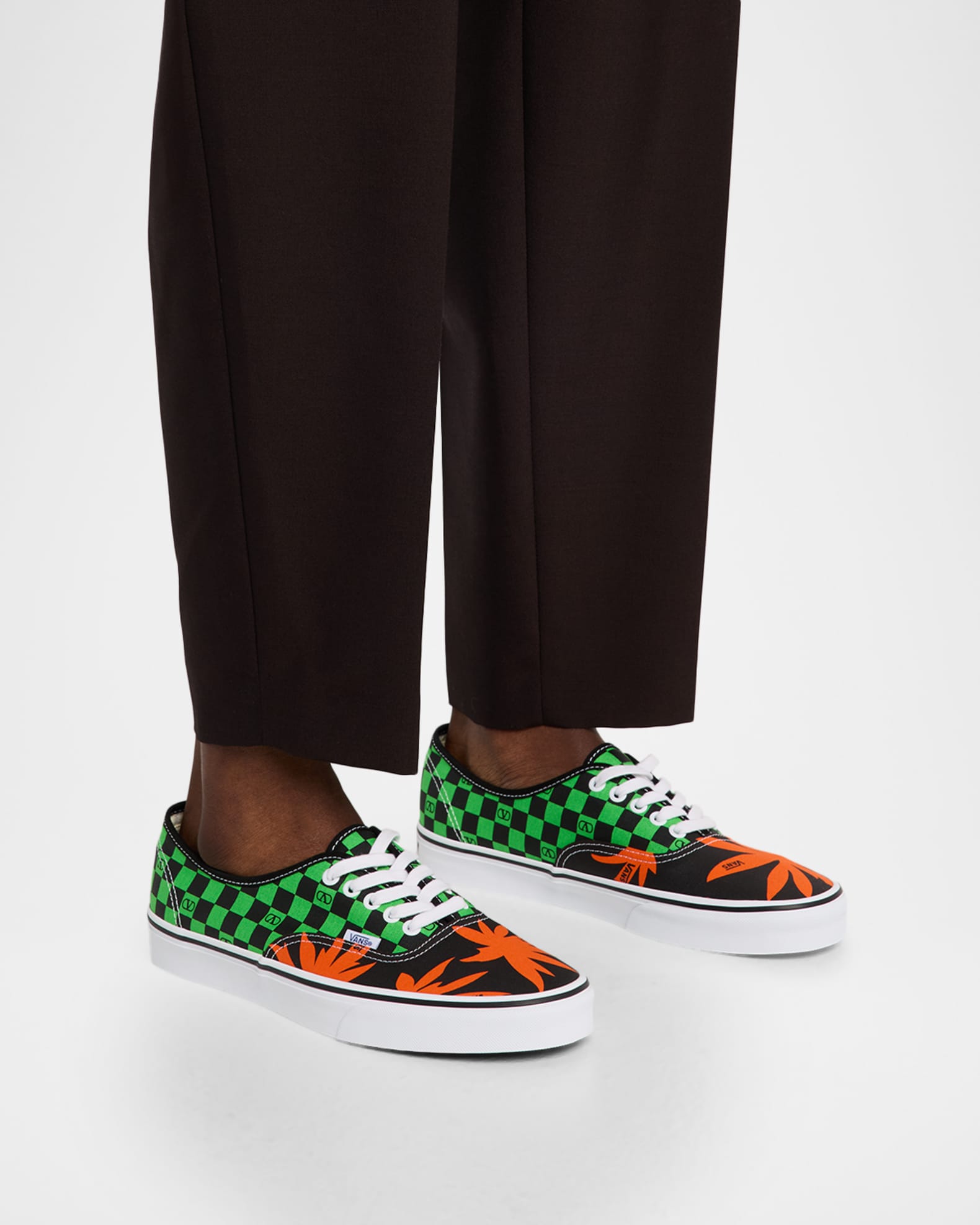 Valentino Garavani x Vans Men's Tess St VLogo Tropical Canvas Low