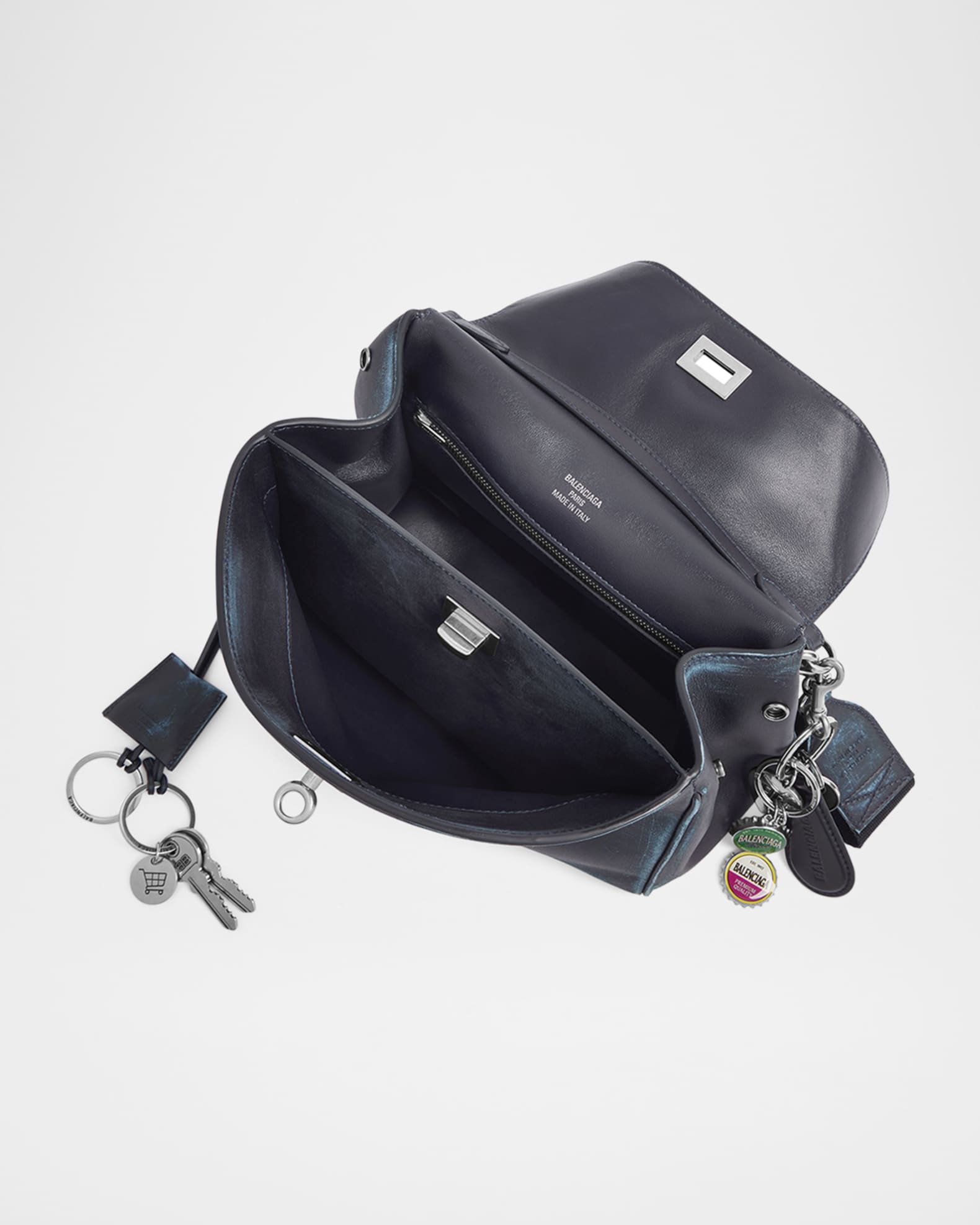 ショルダーバッグ Balenciaga Black Leather Small Rodeo Messenger Crossbody Bag Rodeo Small leather messenger bag in black - Balenciaga