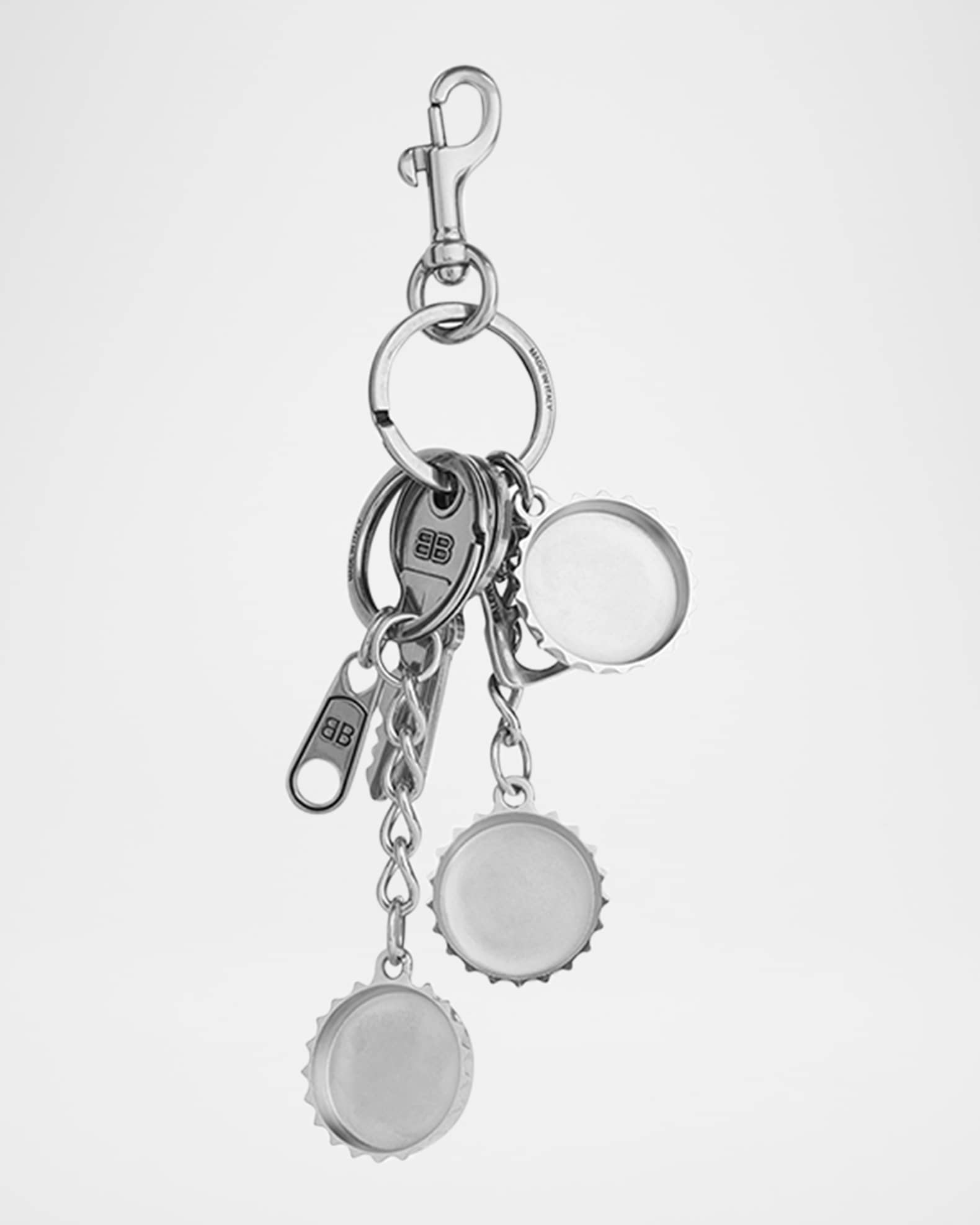 Men's Bottle Cap Charms Keychain 1